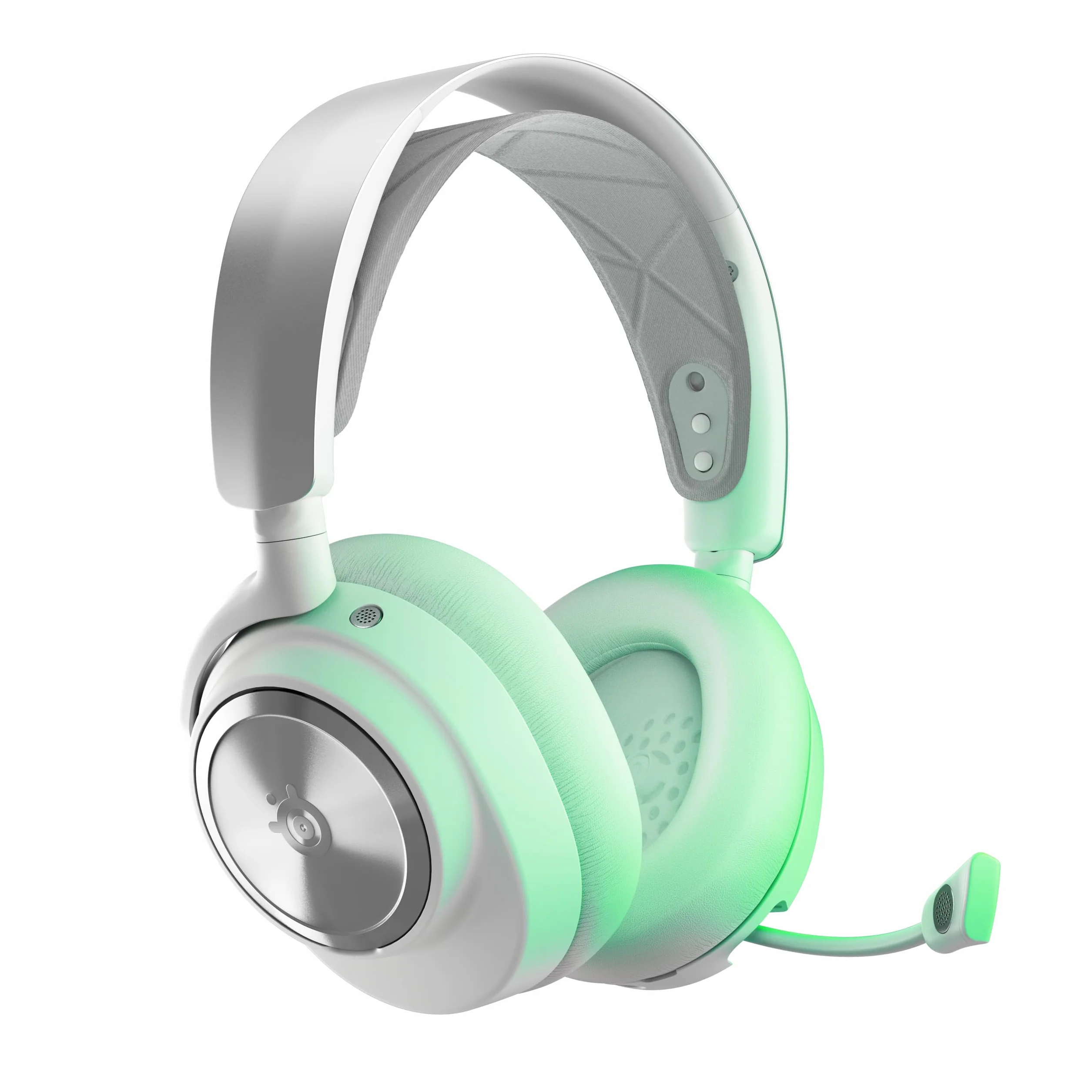 SteelSeries Arctis Nova Pro Wireless Xbox - wieloplatformowe bezprzewodowe słuchawki do gier - ANC - Białe