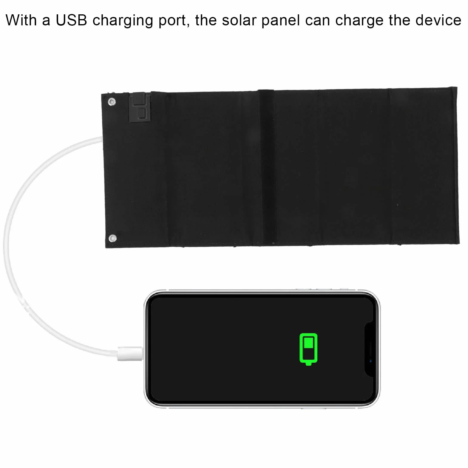Przenośna ładowarka słoneczna 40W Składana monokrystaliczna USB do pieszych wędrówek kemping
