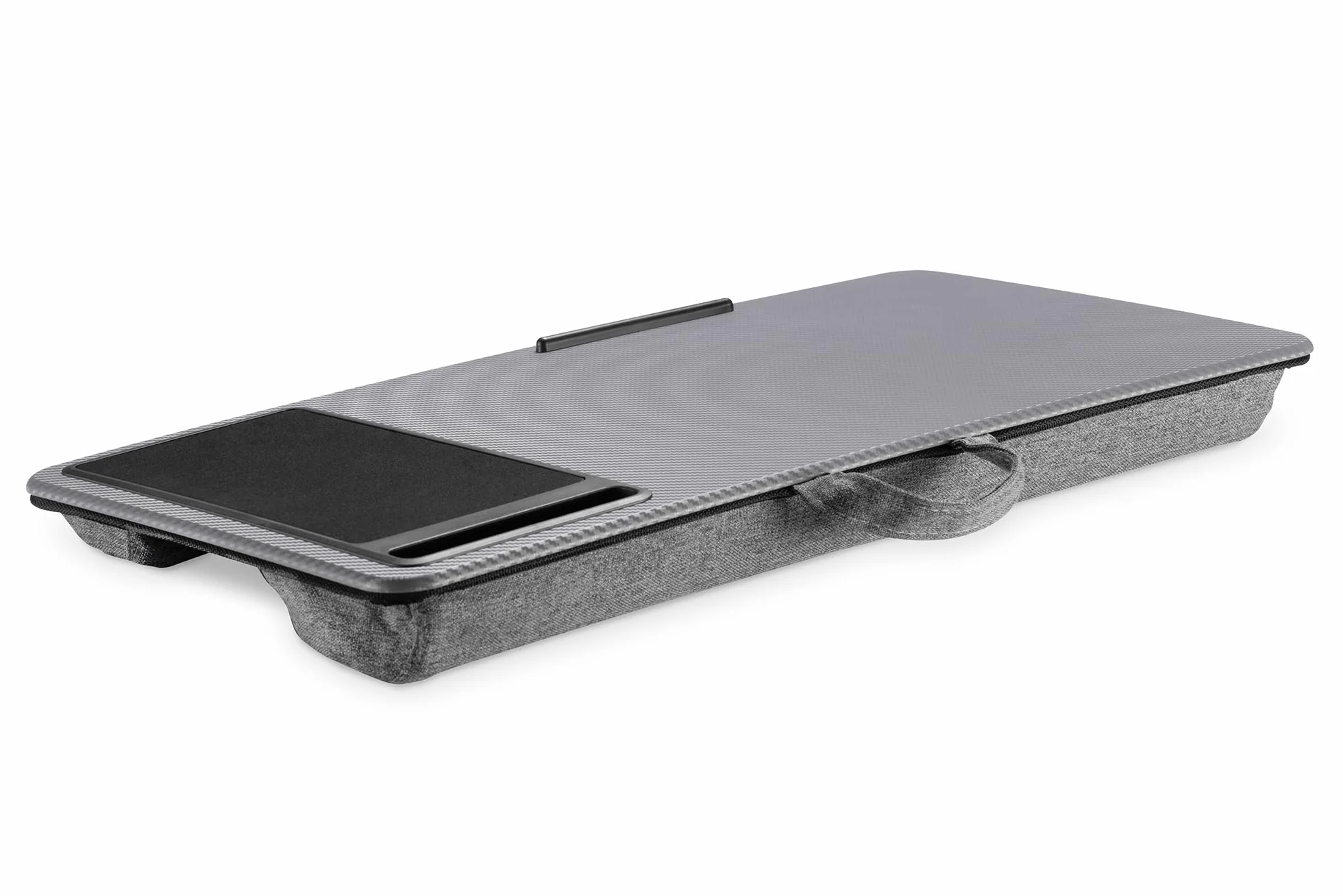 DIGITUS Poduszka pod laptopa z uchwytem na smartfona i podkładką pod mysz 17" szara