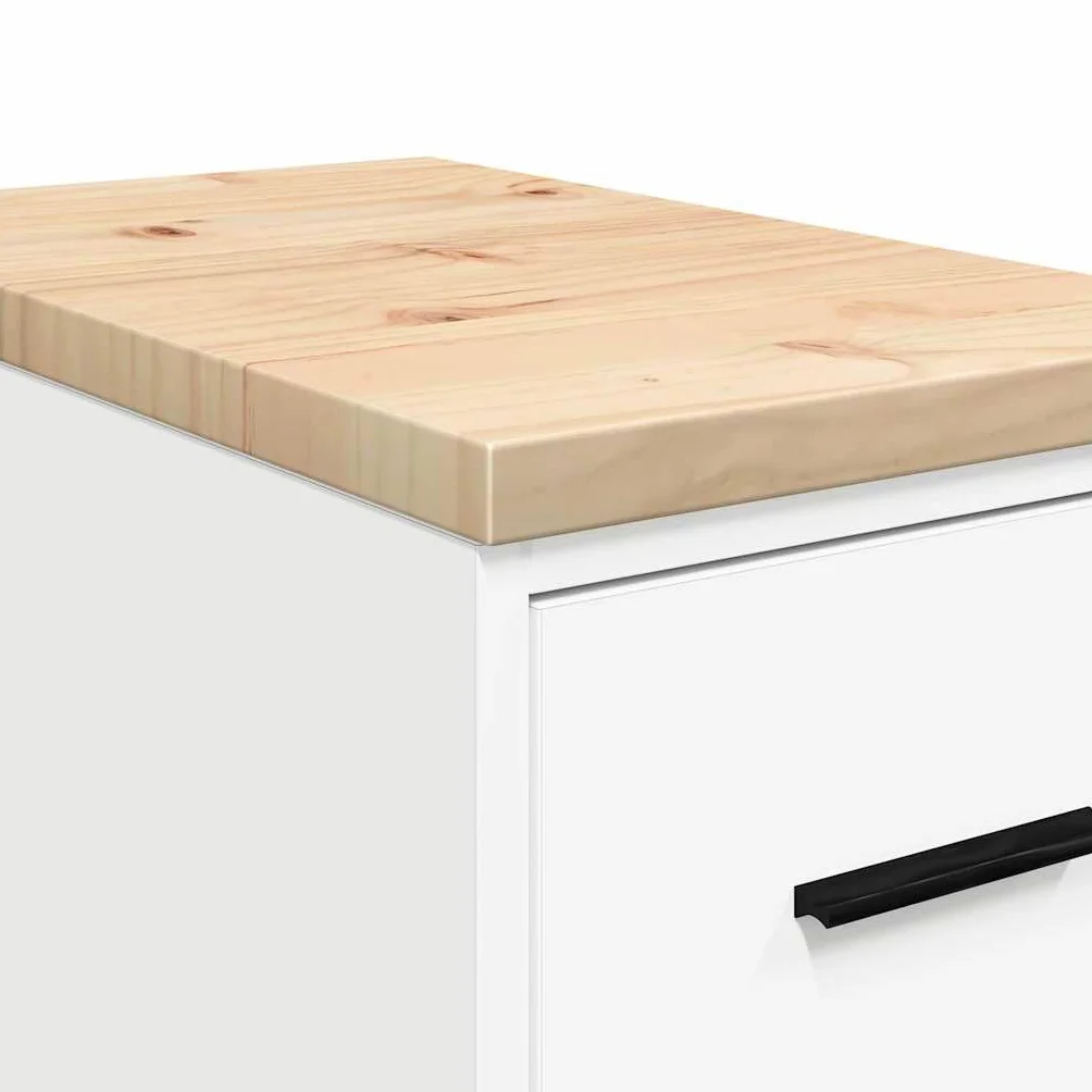 vidaXL Garażowa szafka do przechowywania Biała 30x51x85 cm