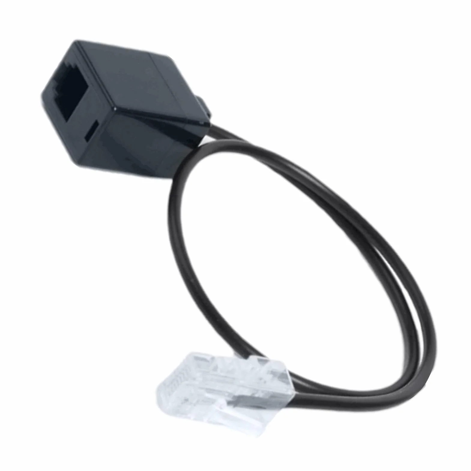 Kabel konwertera RJ11 do RJ45, adapter telefoniczny 8P4C do 6P4C, złącze linii stacjonarnej