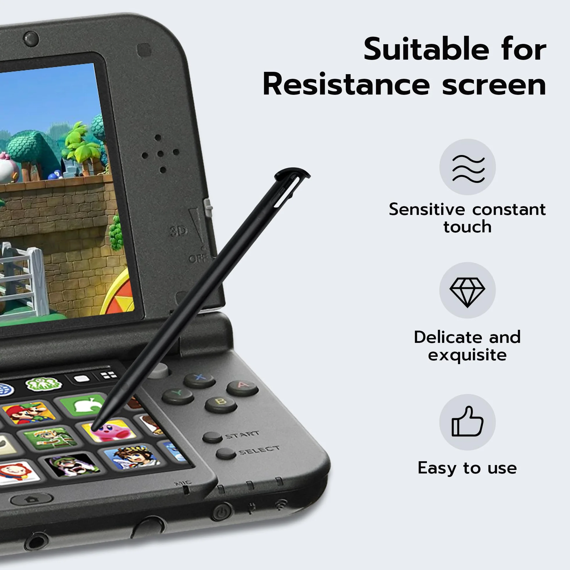 Mcbazel Rysik Stylus Pen do New Nintendo 3DS XL 8 sztuk