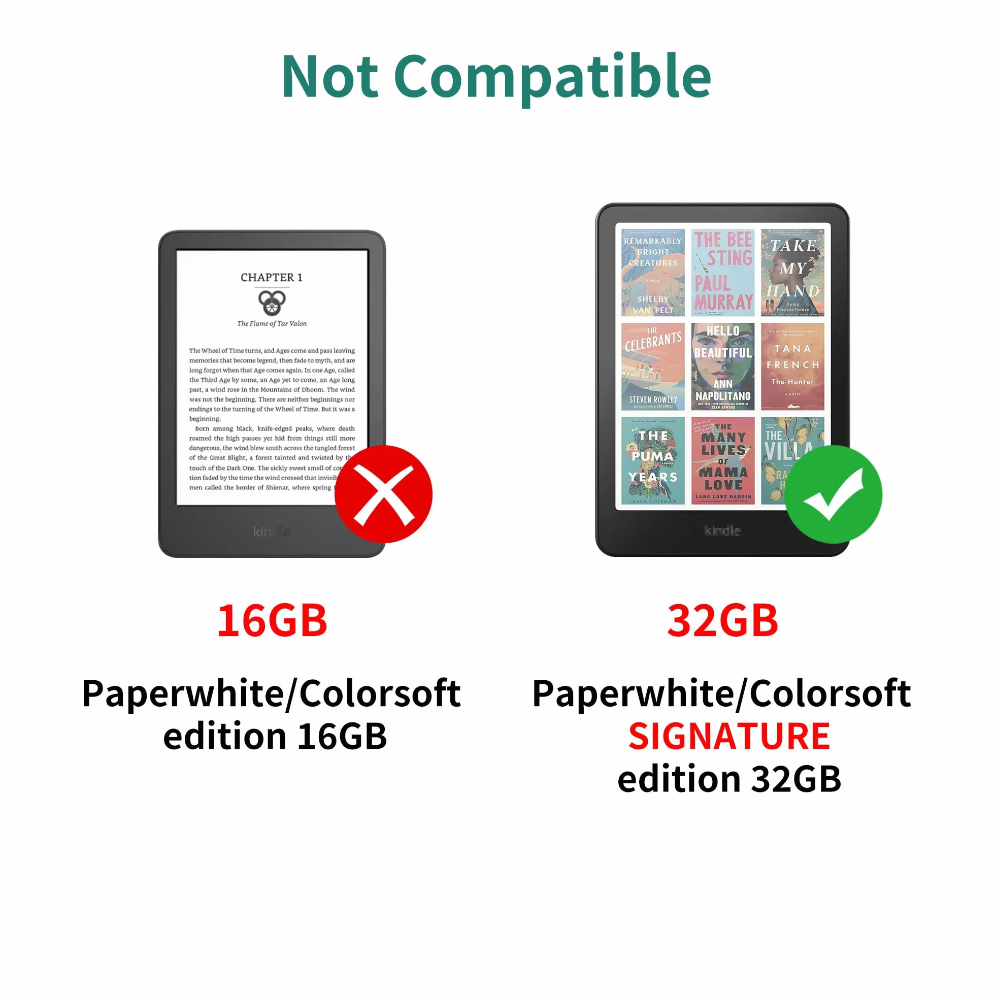 Bezprzewodowa stacja ładująca do Kindle Paperwhite Signature Editions 2022 2024, Colorsoft Signature Edition, składana podstawka