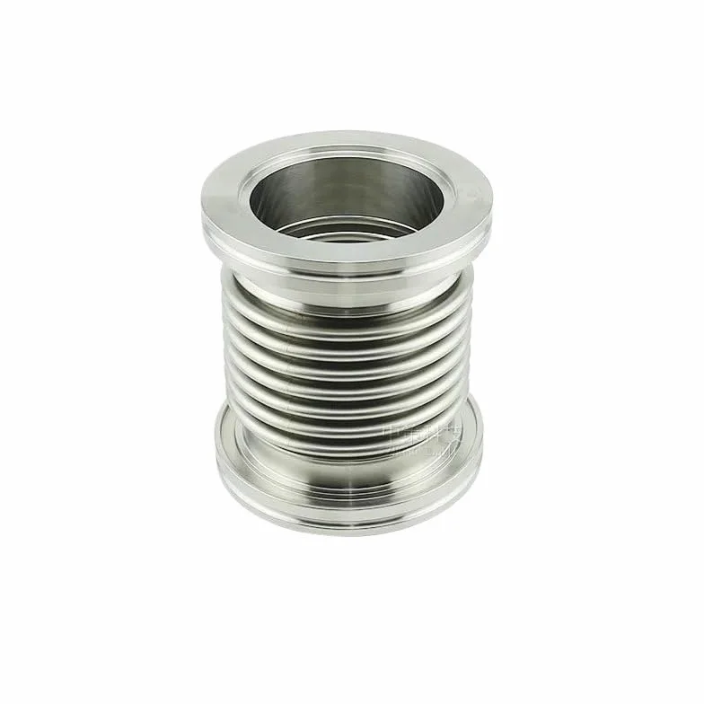 100 elastycznych mieszków ze stali nierdzewnej — szybkozłączki kołnierzowe do rur podciśnieniowych, D130mm, 304, 1 szt.(250mm)