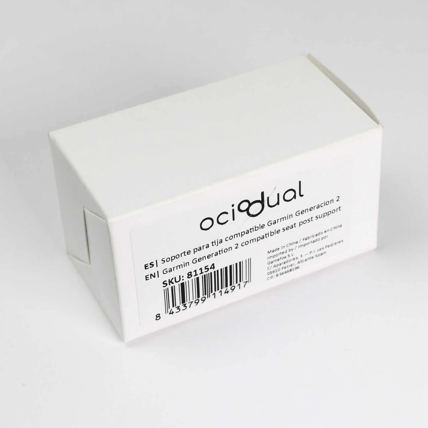 OcioDual Uchwyt krawędzi 2. generacji kompatybilny z Garmin Varia RTL510 RTL515 RVR315 GoPro, do prętów 25,4-31,8 mm