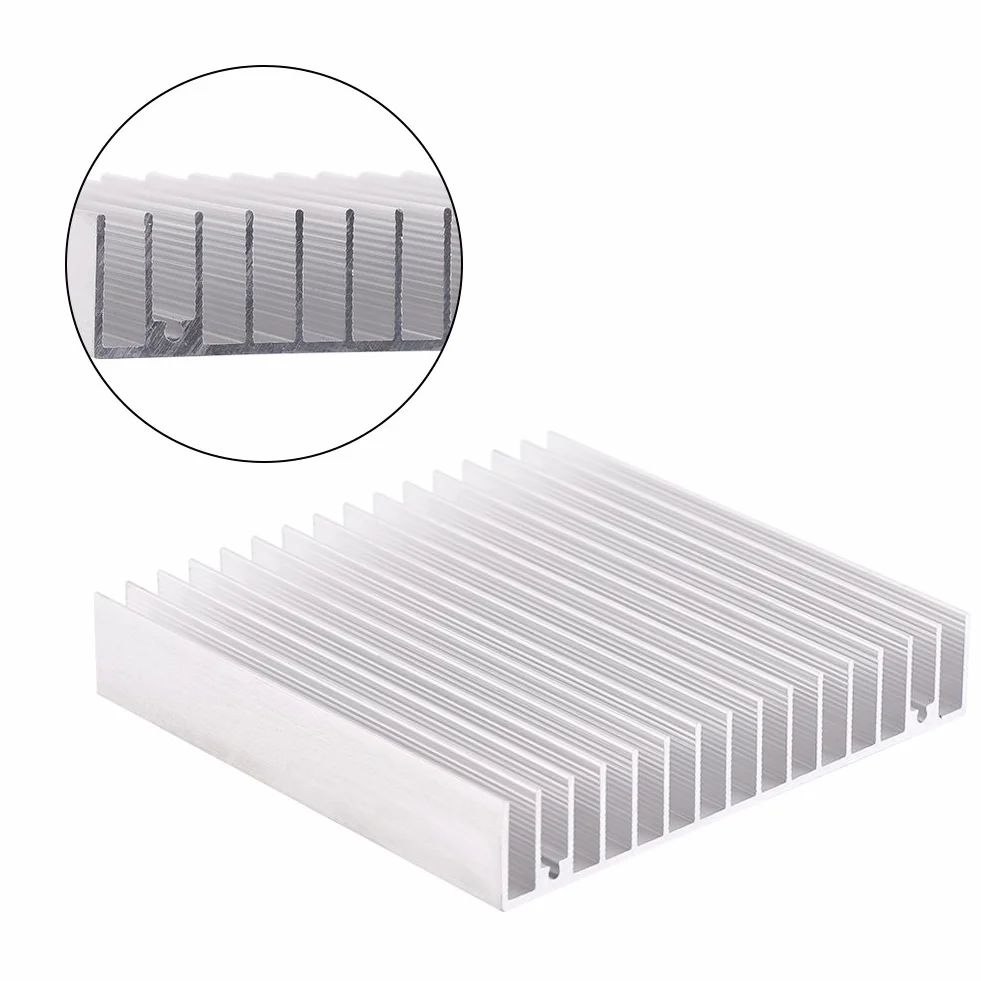 Aluminiowy radiator 100 x 100 x 18 mm Heatsink do procesora
