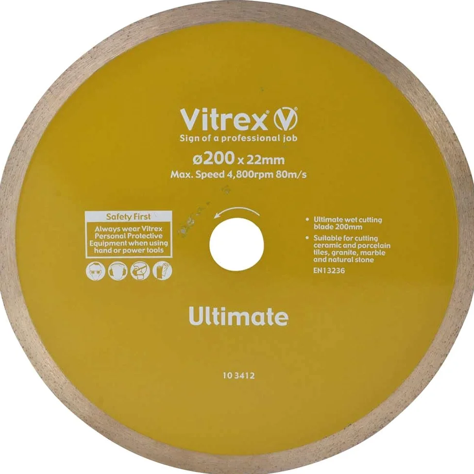 Vitrex 200 mm Ostrze diamentowe Ultimate
