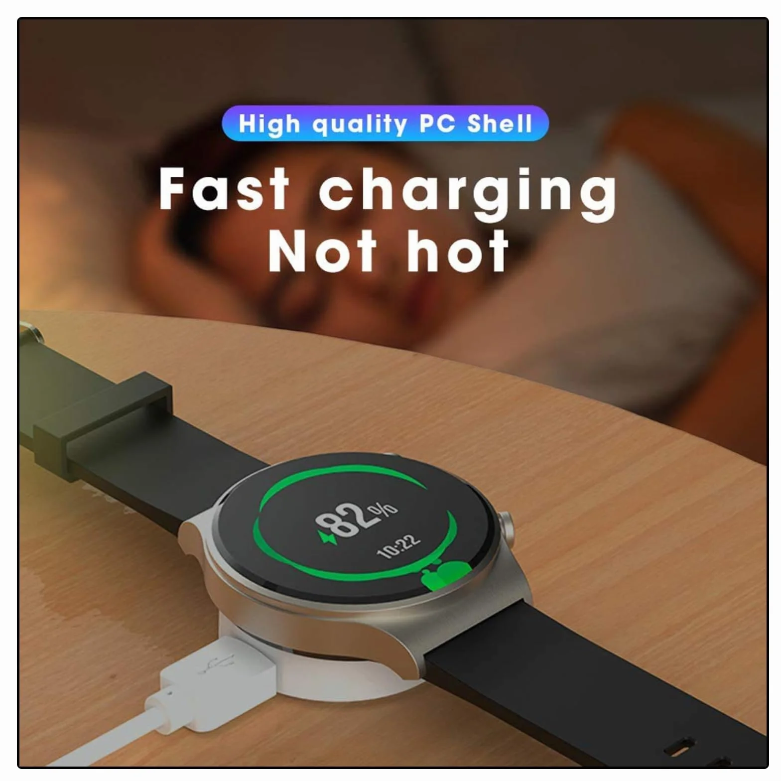 Powice Bezprzewodowa ładowarka do Huawei Watch, indukcyjna stacja ładująca 5 W, stacja ładująca do Huawei, bezprzewodowa ładowarka do Huawei Watch GT4/GT3/GT3 Pro/GT3 SE/GT2 Pro/Watch 4/4 Pro/3