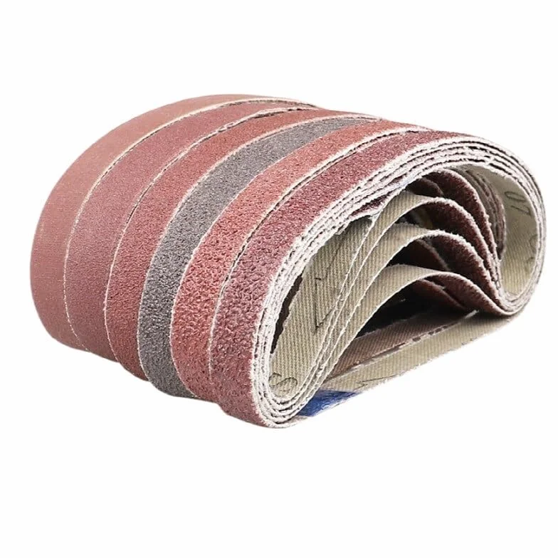 10 szt. 20 * 520 mm taśma ścierna papier ścierny taśmy ścierne 60-800 gradacji do szlifierki narzędzia drewno metal polerowanie(10pcs P120)