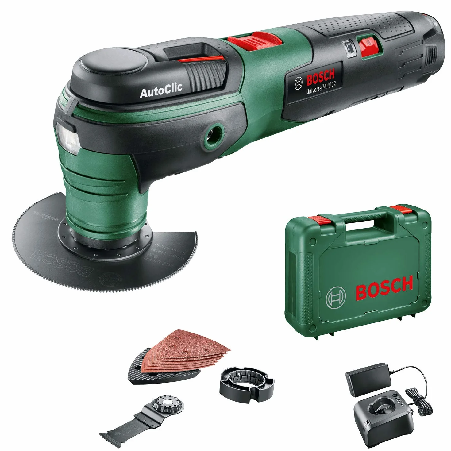 Bosch Wielofunkcyjne narzędzie wielofunkcyjne UniversalMulti 12 (1 akumulator, system 12 V, w walizce)