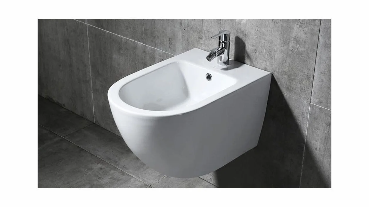 Rea Bidet Podwieszany, Carlo Carter Mini Biały, 49,5x37x32,5cm