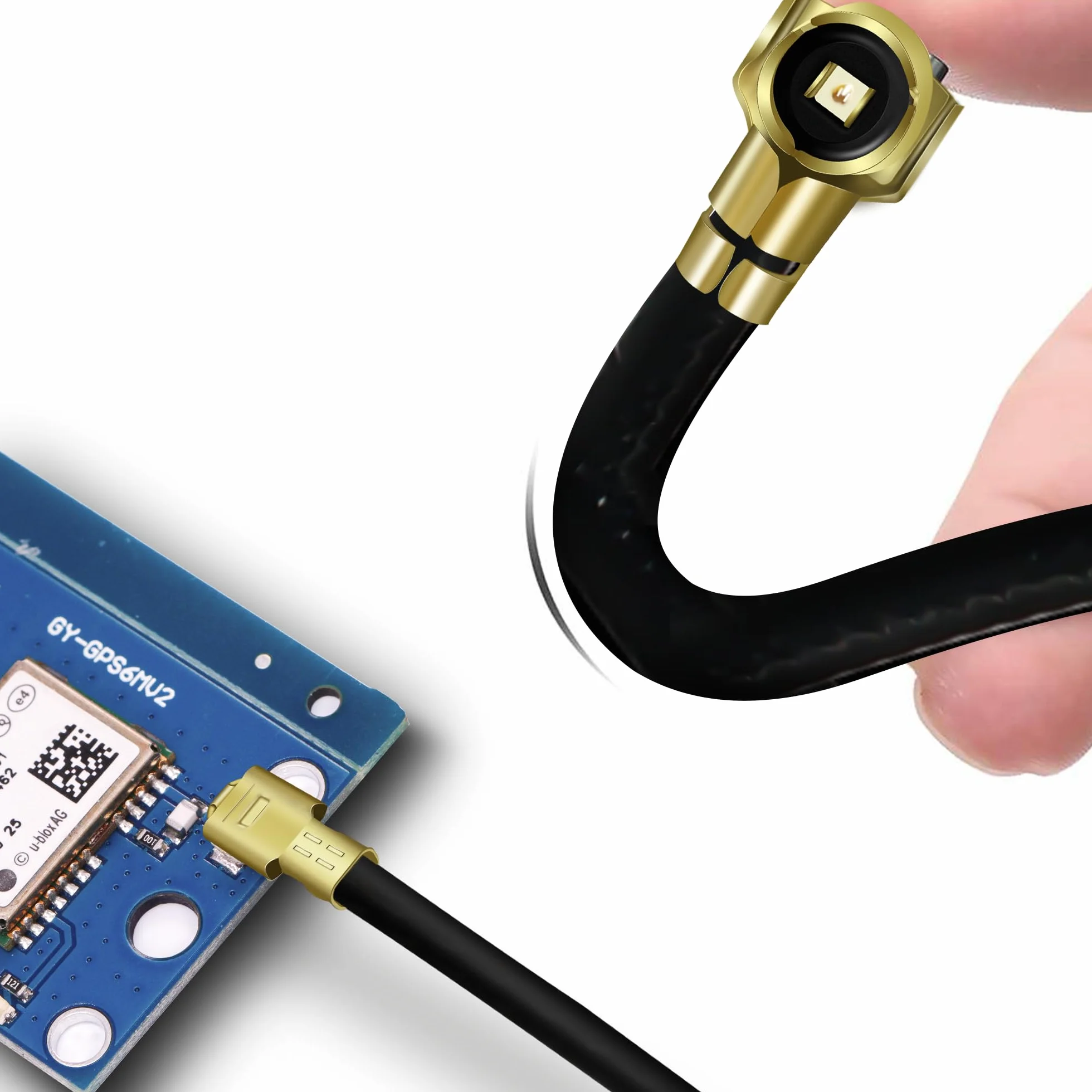 Kabel antenowy przedłużacz 15 cm RP SMA IPX 6 cali 1,13 mm kabel koncentryczny 5-pak