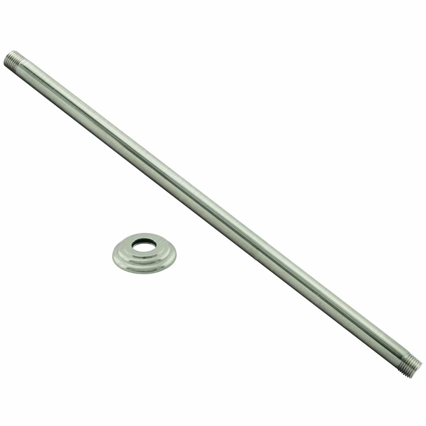 Westbrass D3624A-07 Ramię prysznicowe IPS, satynowy nikiel, 61 cm
