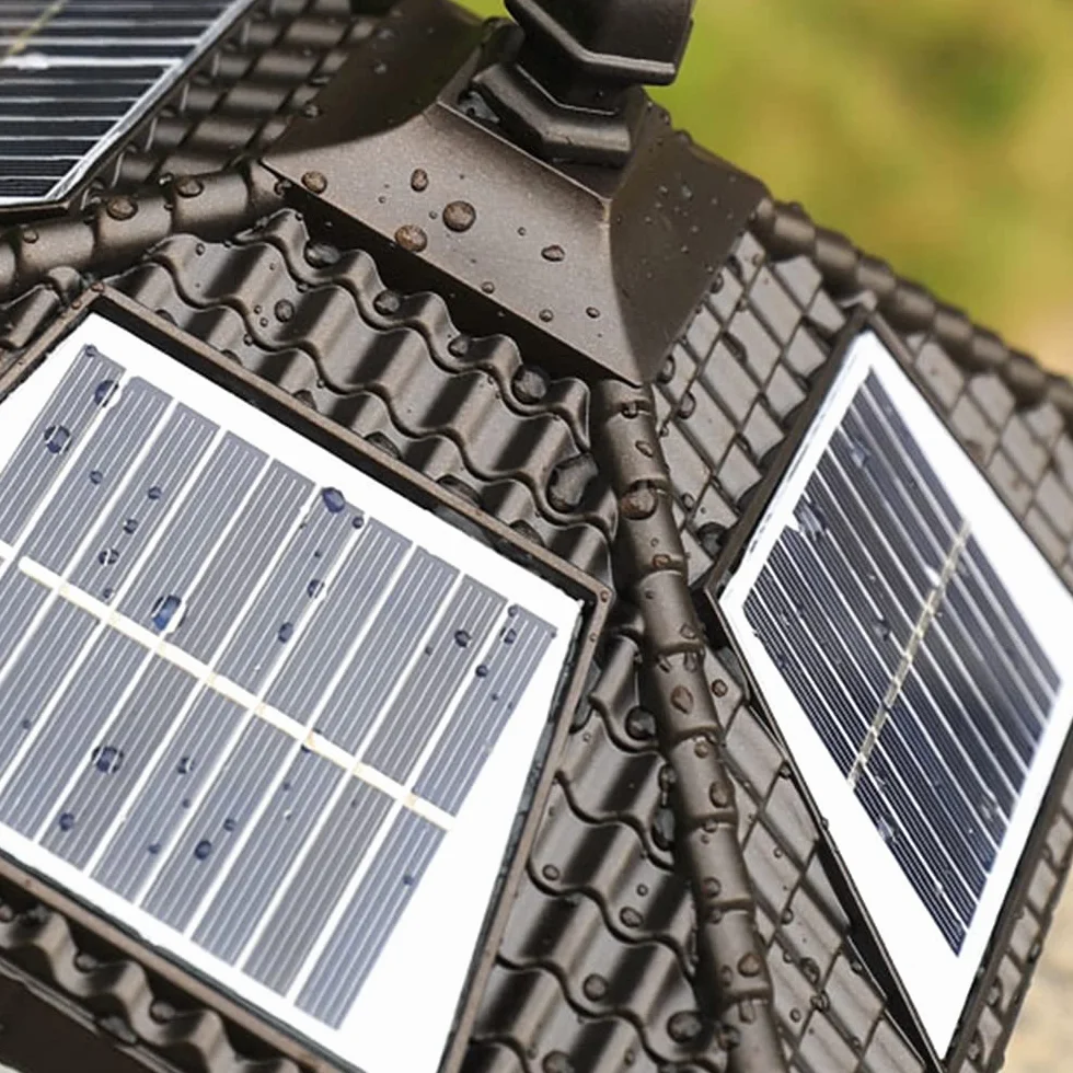 Oświetlenie Zewnętrzne Słupków, Zewnętrzne Lampy Solarne Na Słupki, Wodoodporna Lampa Led Na Słupki Do Ogrodzeń, Tarasów Lub Ogrodów, Pasująca Do Słupków Drewnianych 4X4, 6X6 Ze Szkłem Aluminiowym, Cz