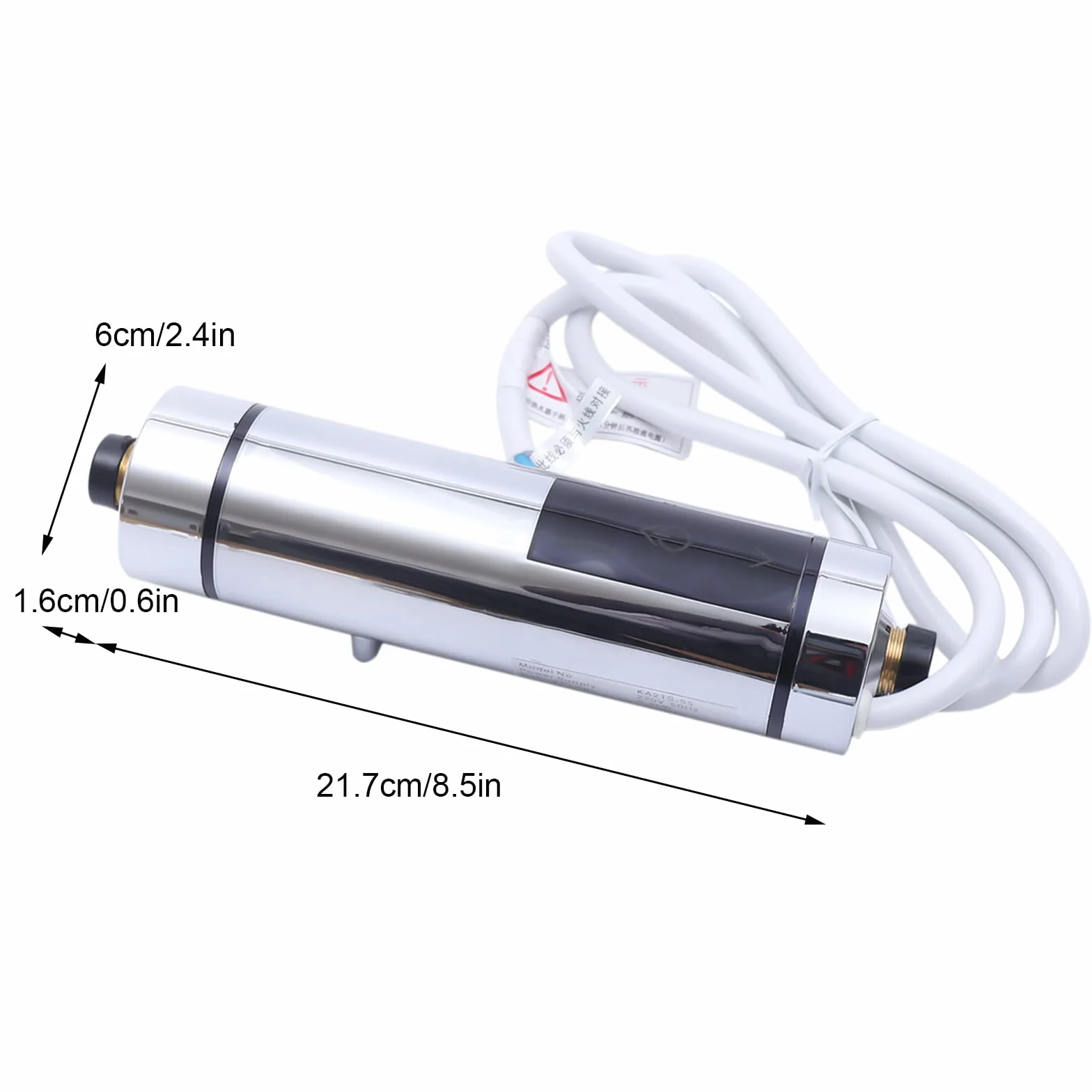 Elektryczny podgrzewacz wody 5500W Mini podgrzewacz wody Przenośny niskociśnieniowy bezzbiornikowy podgrzewacz wody Inteligentna regulacja temperatury Wyświetlacz LED Temperatura wody Zawór