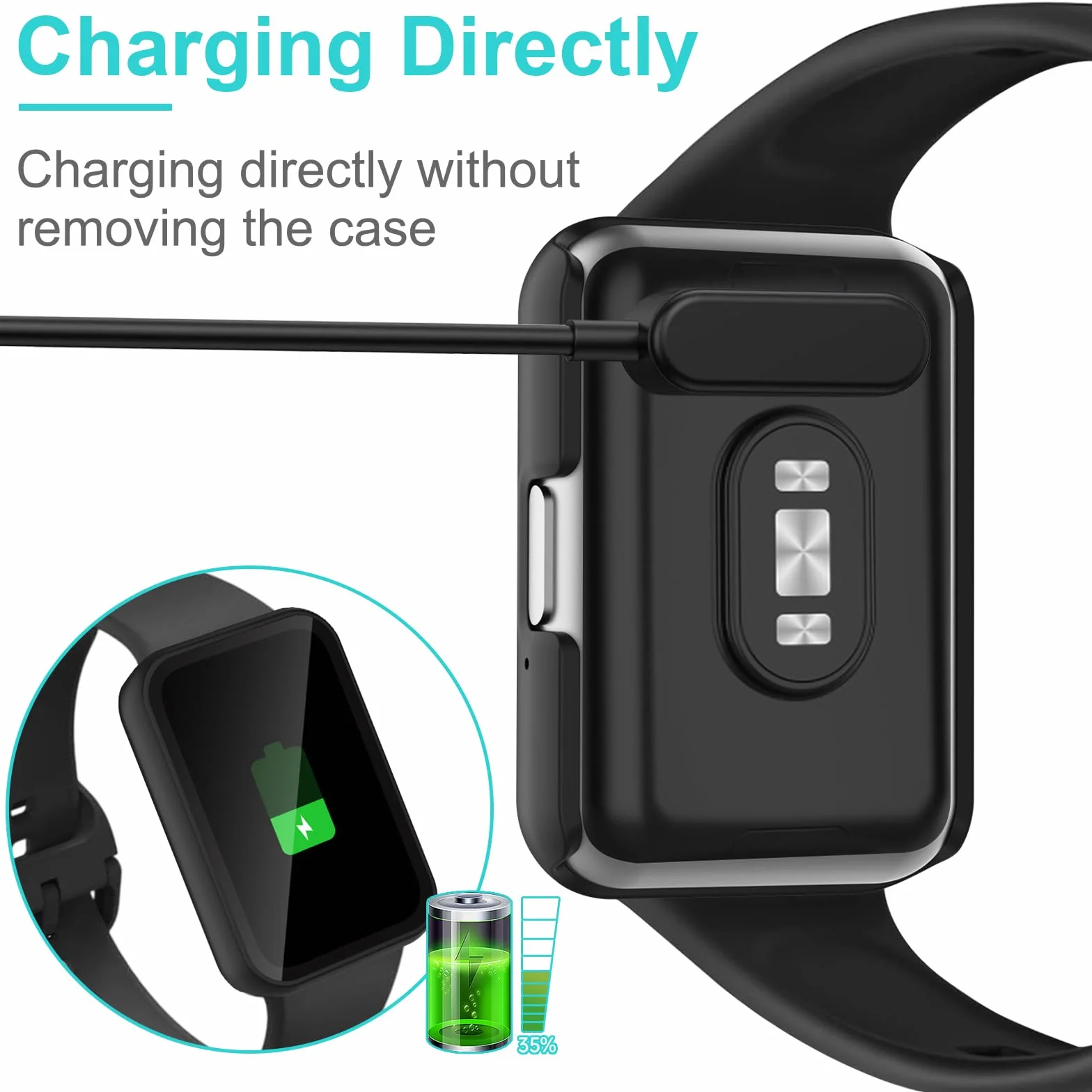Pokrowiec ochronny do Samsung Galaxy Fit 3, twardy PC, szkło hartowane, odporny na zarysowania