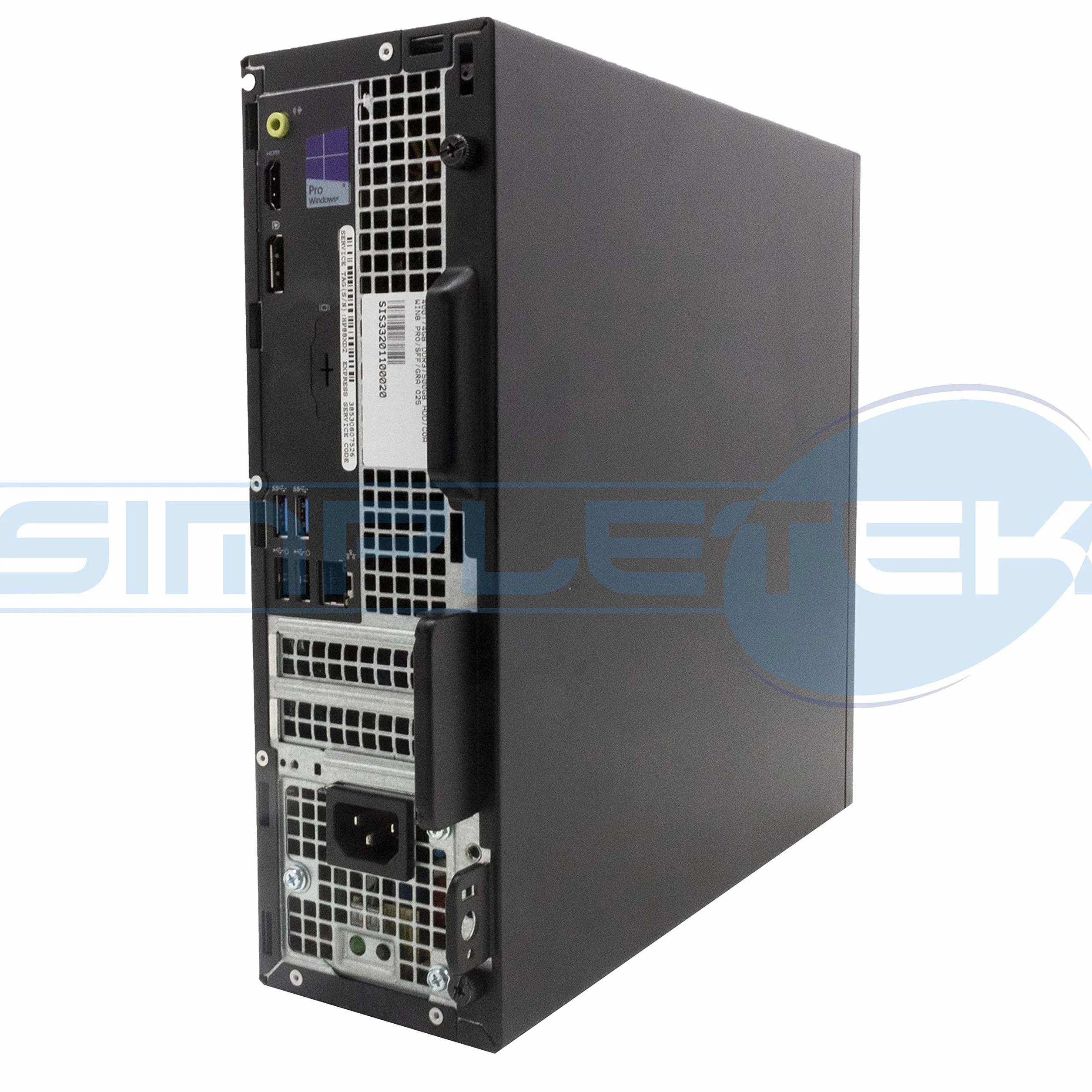 COMPUTER Desktop DELL Optiplex 3040 SFF i5 6400T do 2.8 GHz DDR3L HDMI DisplayPort Windows 10 PRO PC stacjonarny SmartWorking (odnowiony) (Z anteną WiFi USB, 8GB RAM 480GB)