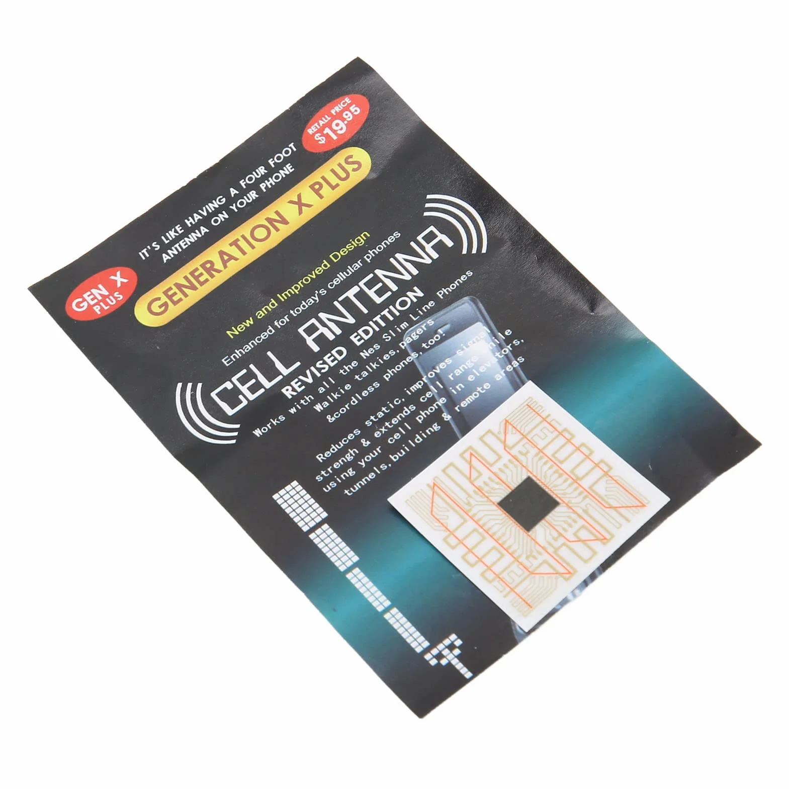 Naklejki wzmacniające sygnał telefonu, antena PCB, samoprzylepne, 5 szt.