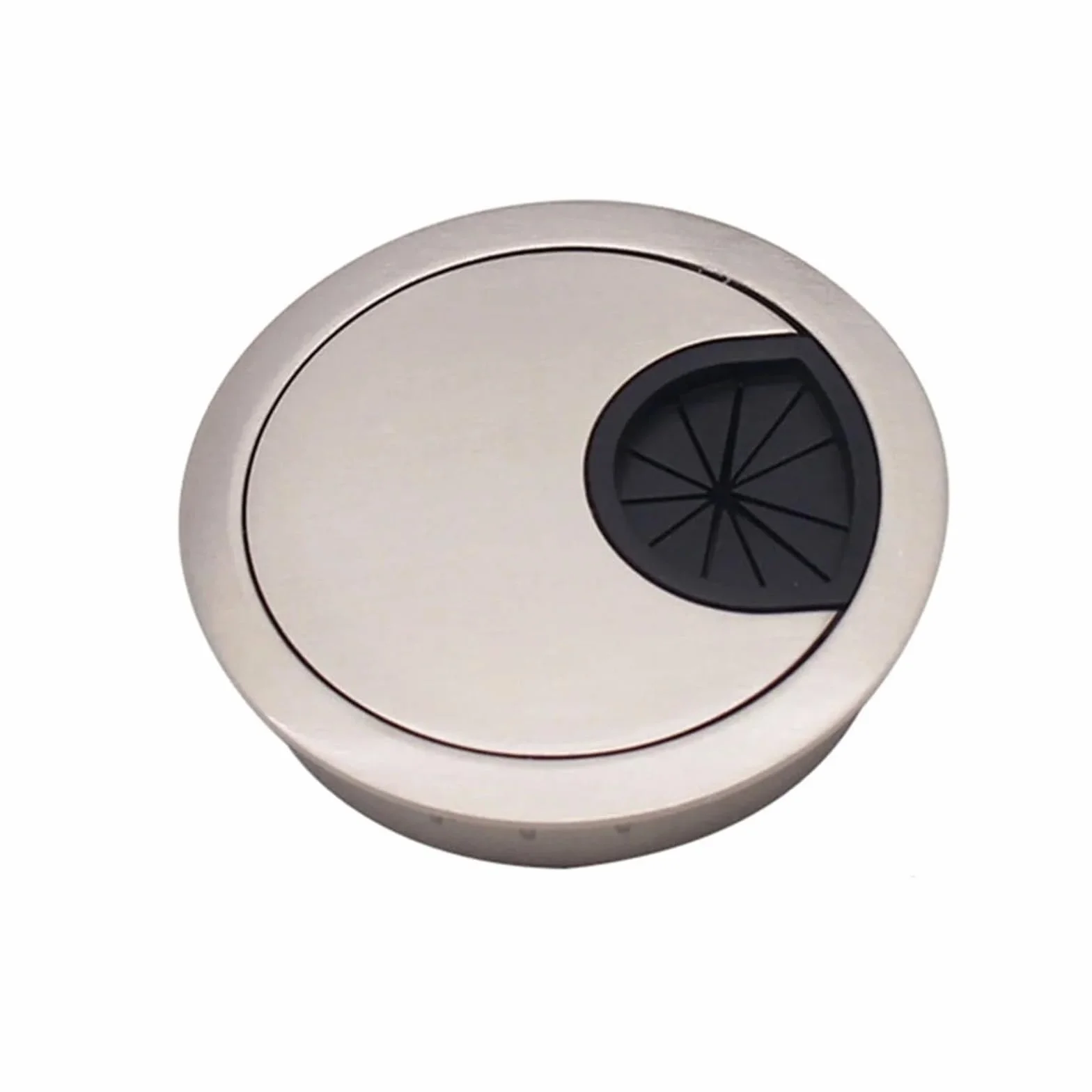 1/2/4/8 szt. blacha na biurko ze stopu cynku 50/53/60/80 mm osłona na kabel do organizera (53 mm zielony brąz, 8 szt.)