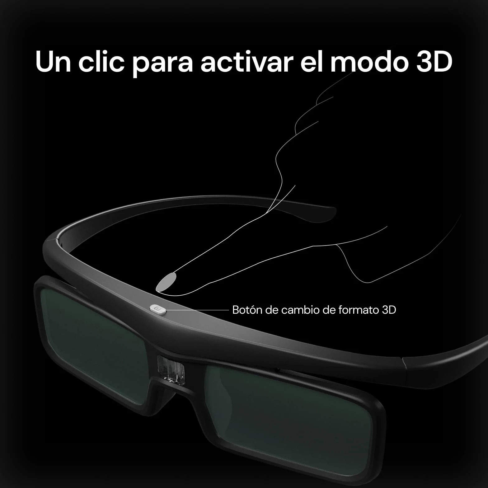 Valerion Okulary 3D DLP Link aktywne kompatybilne z projektorami VisionMaster Max Pro2 Pro