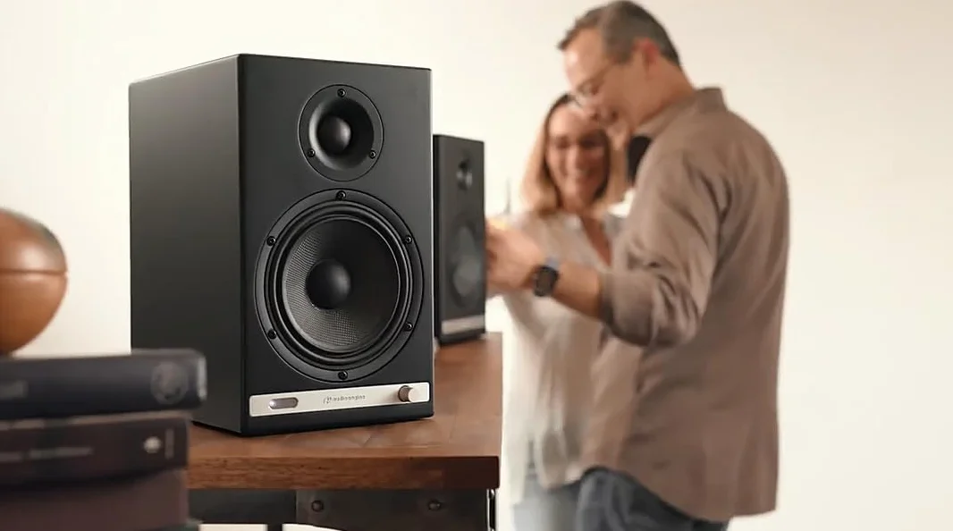 Audioengine HD6 Bezprzewodowe głośniki Bluetooth 150 W aptX-HD Czarny