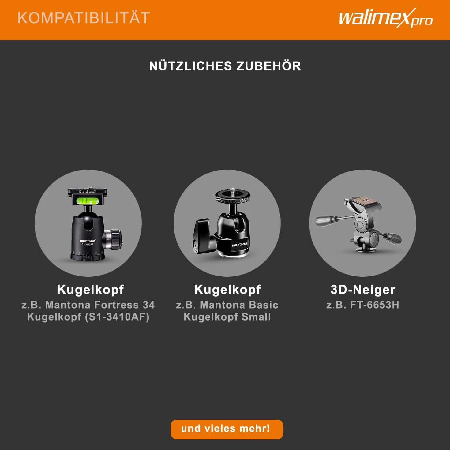 Walimex Pro Statyw Monopod 171 cm Szary Czarny