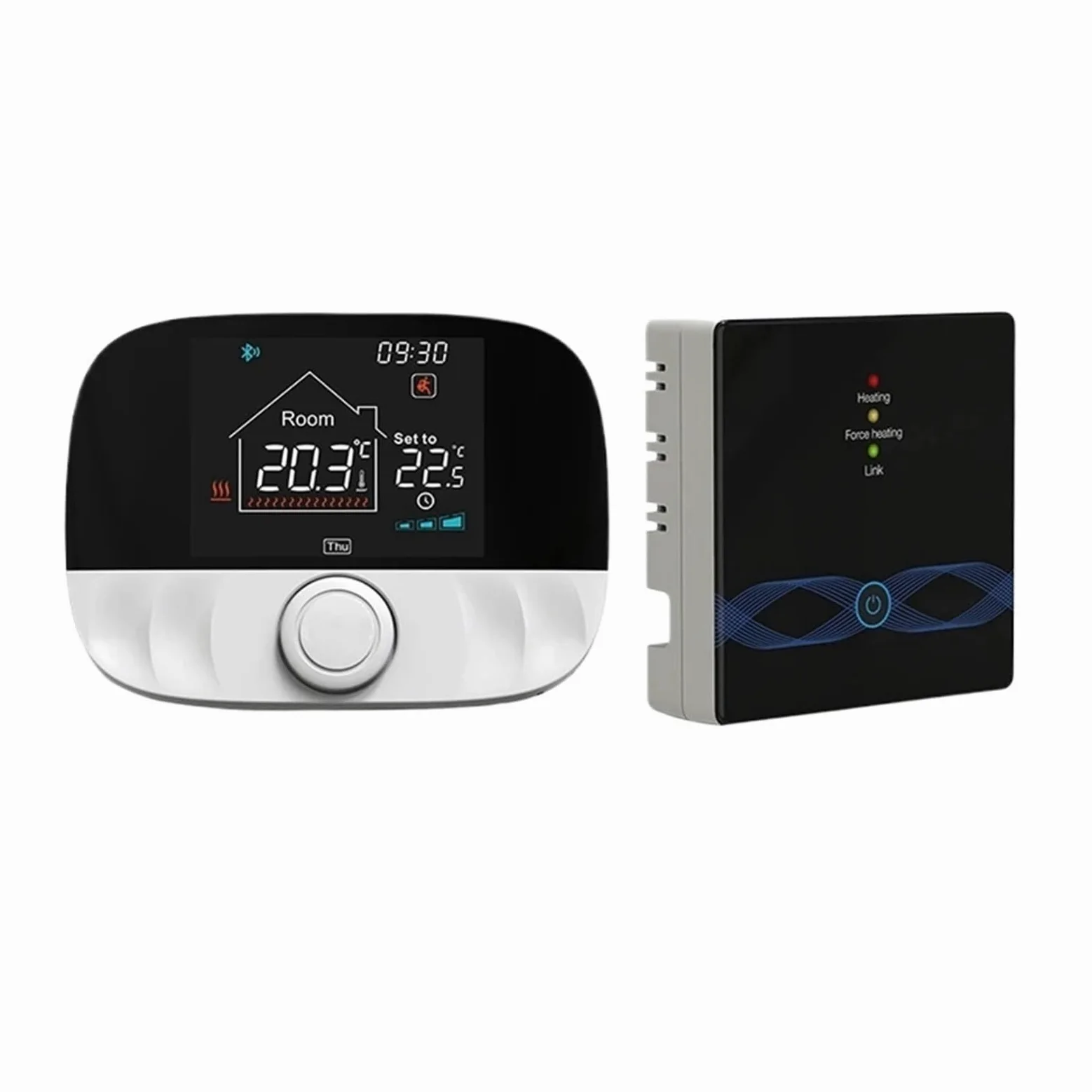 Bezprzewodowy Termostat WiFi Tuya Smart Gas Boiler Regulator Temperatury Ogrzewania Z Odbiornikiem Programowalny Termoregulator Informacja O ZgodnośCi(New Version(Black))