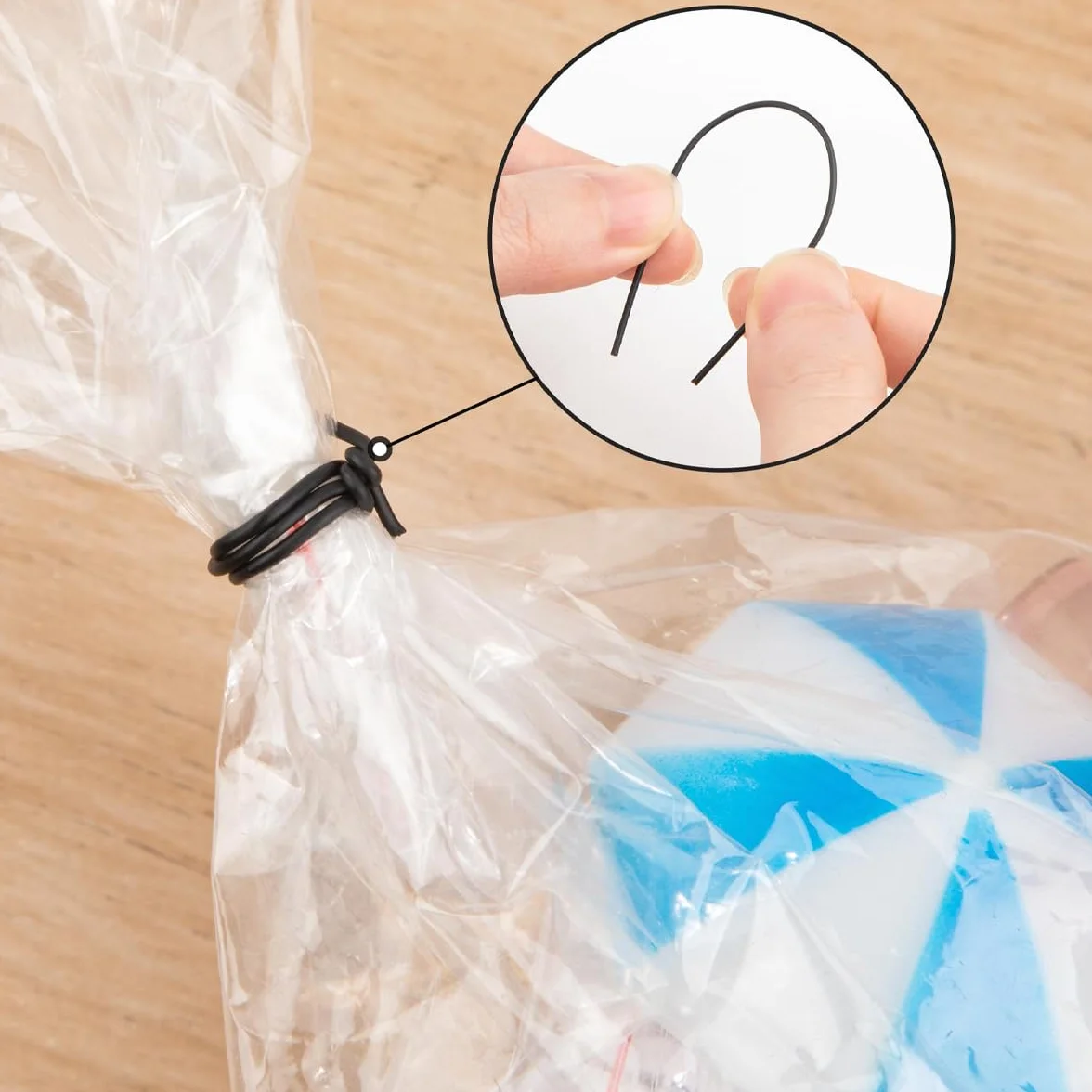 1000 szt. opasek kablowych wielokrotnego użytku, powlekane plastikiem, z drutu żelaznego, do łączenia wiązek, 15 cm, czarne