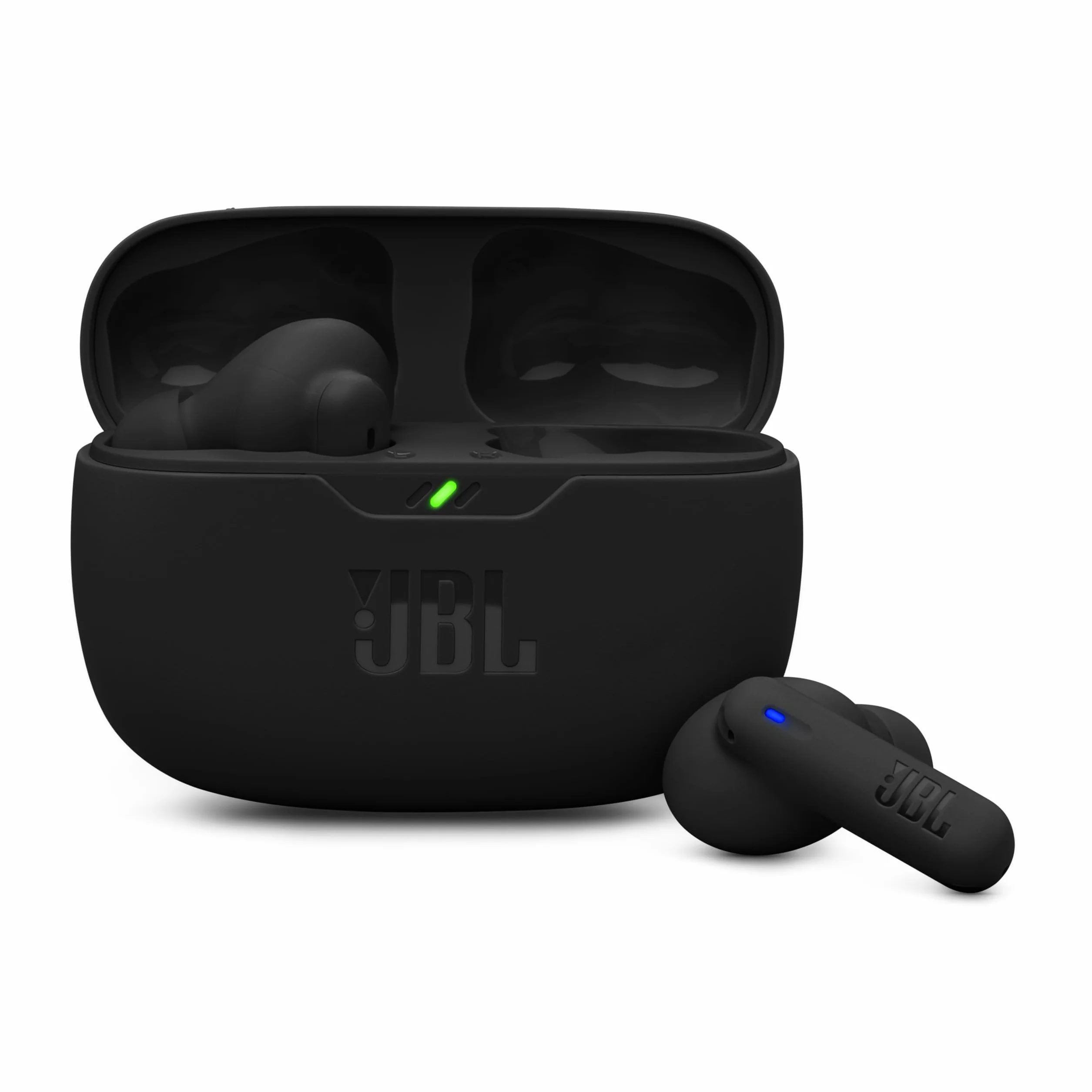 JBL Wave Beam 2 Bezprzewodowe Słuchawki Douszne Bluetooth Redukcja Szumów 40 H Odtwarzania Dźwięk JBL Pure Bass Smart Ambient Wielopunktowe Połączenie Czarne