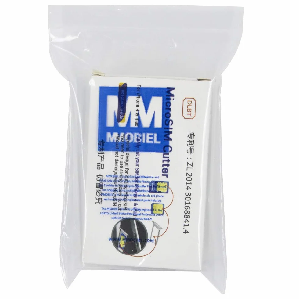 MMOBIEL Uniwersalny obcinacz do kart SIM, kompatybilny z iPhone Samsung Sony Huawei Motorola, 3 adaptery SIM + pin