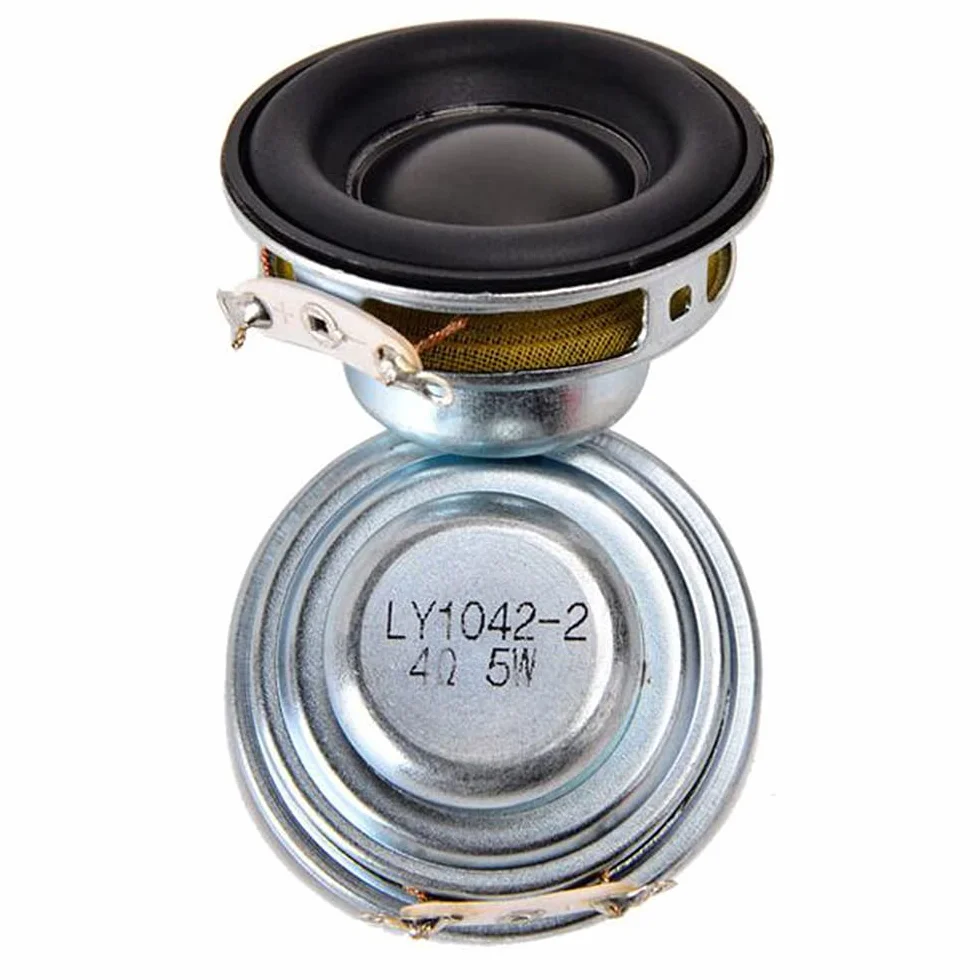 Głośniki Przenośne 40mm 16 Rdzeń 4 Ohm 5W Pełnozakresowy Gumowy Boczny Ndfeb