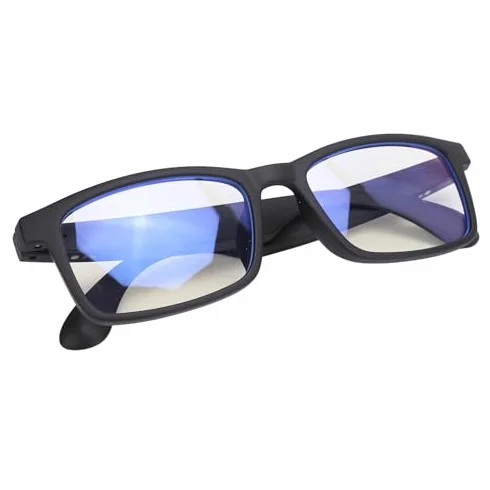 Inteligentne okulary Bluetooth, inteligentne okulary z filtrem światła niebieskiego, inteligentne okulary z otwartym dźwiękiem w uszach z mikrofonem, asystent dotykowy i głosowy, kompatybilne z muzyką