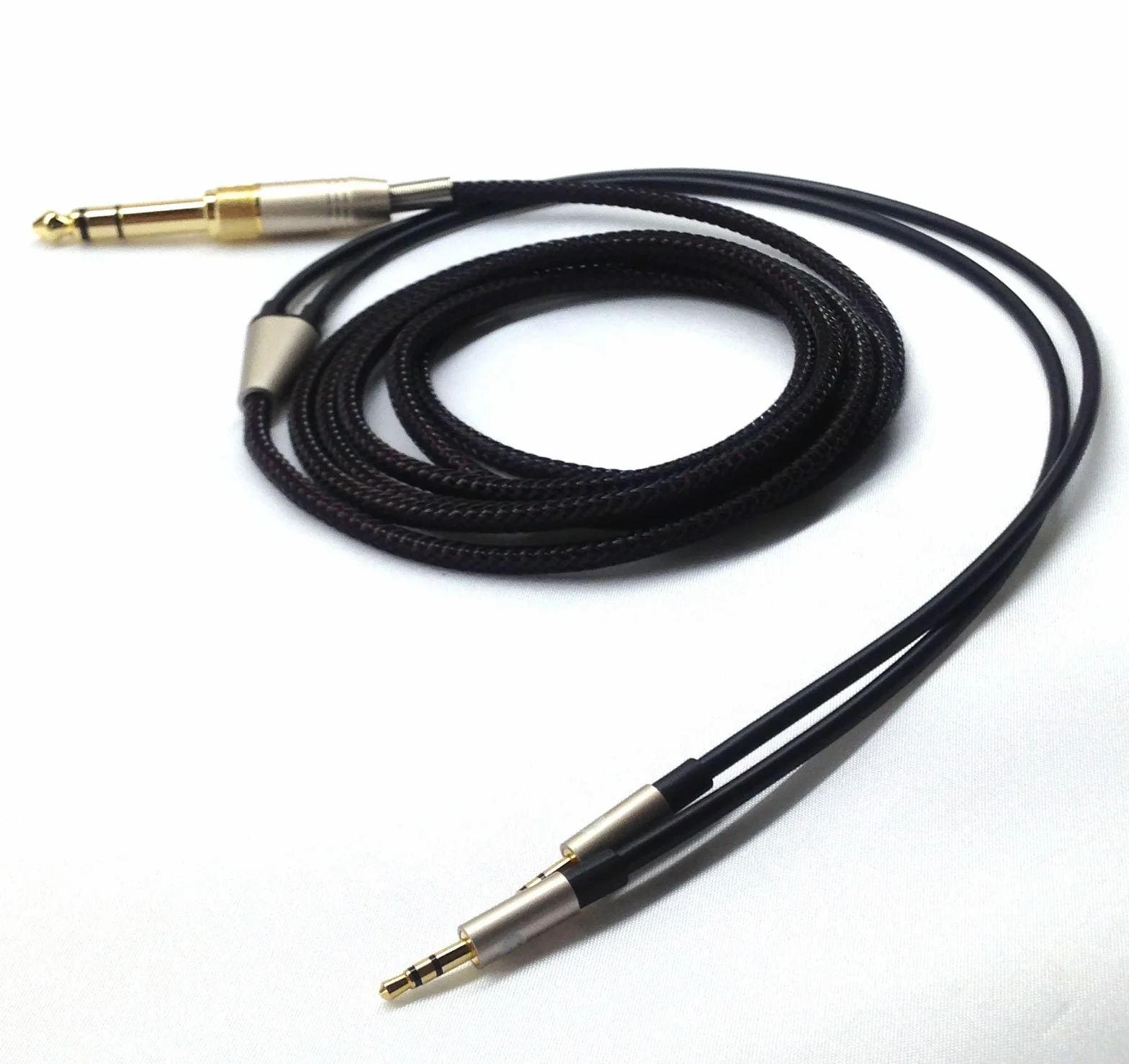Hifiman zamienny kabel słuchawkowy HE400S HE-400I HE560 3,5 mm adapter 6,35 mm 2,5 mm przewód audio HIFI czarny 2 m