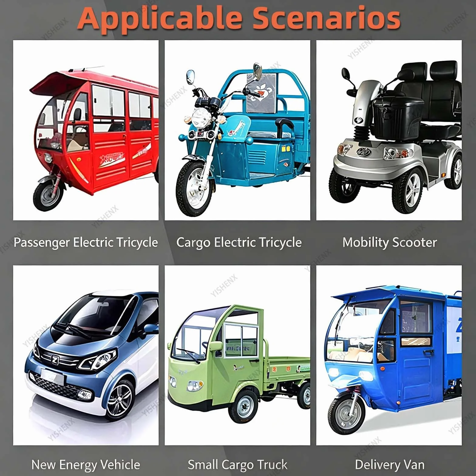 Silnik Trójkołowy Elektryczny 500-1500w, Bezszczotkowy Silnik Prądu Stałego | Silnik Z Rdzeniem Z Czystej Miedzi 48v 60v 72v, Niski Poziom Hałasu, 5 Otworów, 16 Zębów, Do Trójkołowego Roweru Rolniczego