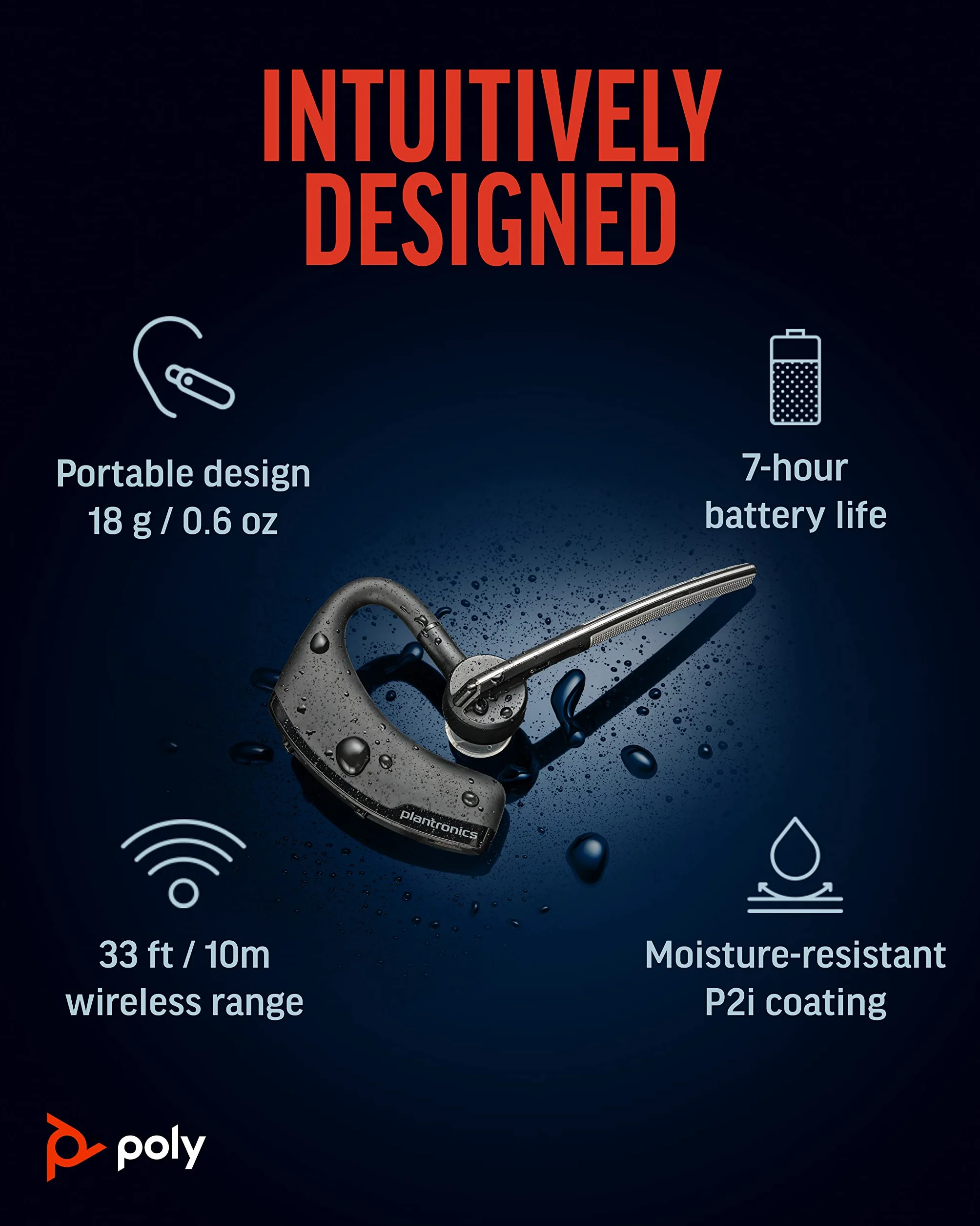 Plantronics Voyager Legend bezprzewodowy zestaw słuchawkowy Bluetooth czarny
