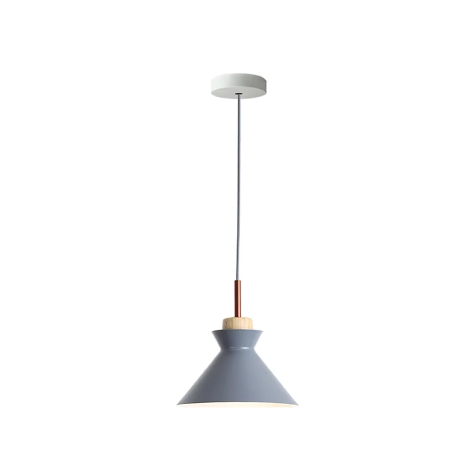 Minimalistyczne żyrandole do jadalni i baru nowoczesne żyrandole Nordic szary E27 żyrandol do nauki sypialnia lampy wiszące w strefie uśpionej firmy
