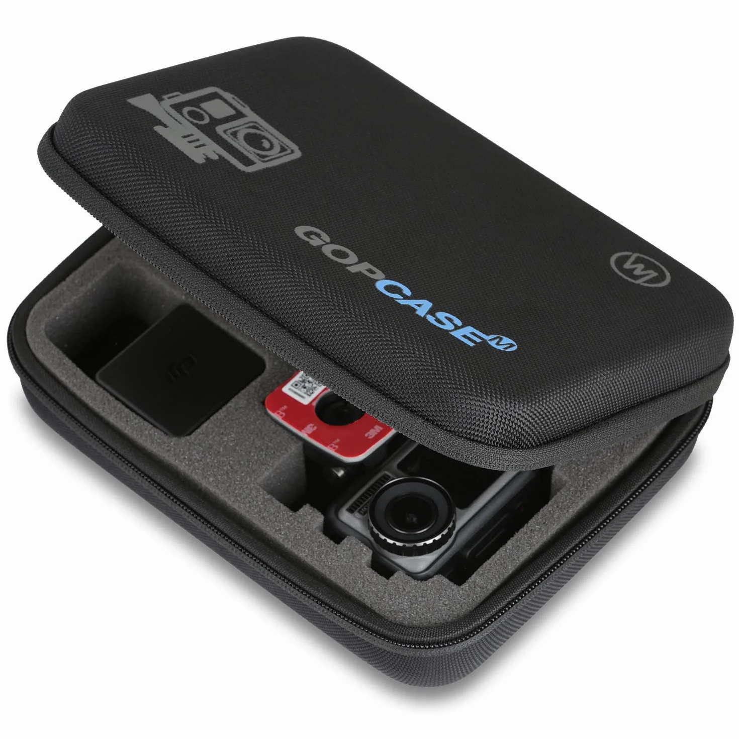 Etui kompatybilne z DJI OSMO Action, Czarny, Case (M)
