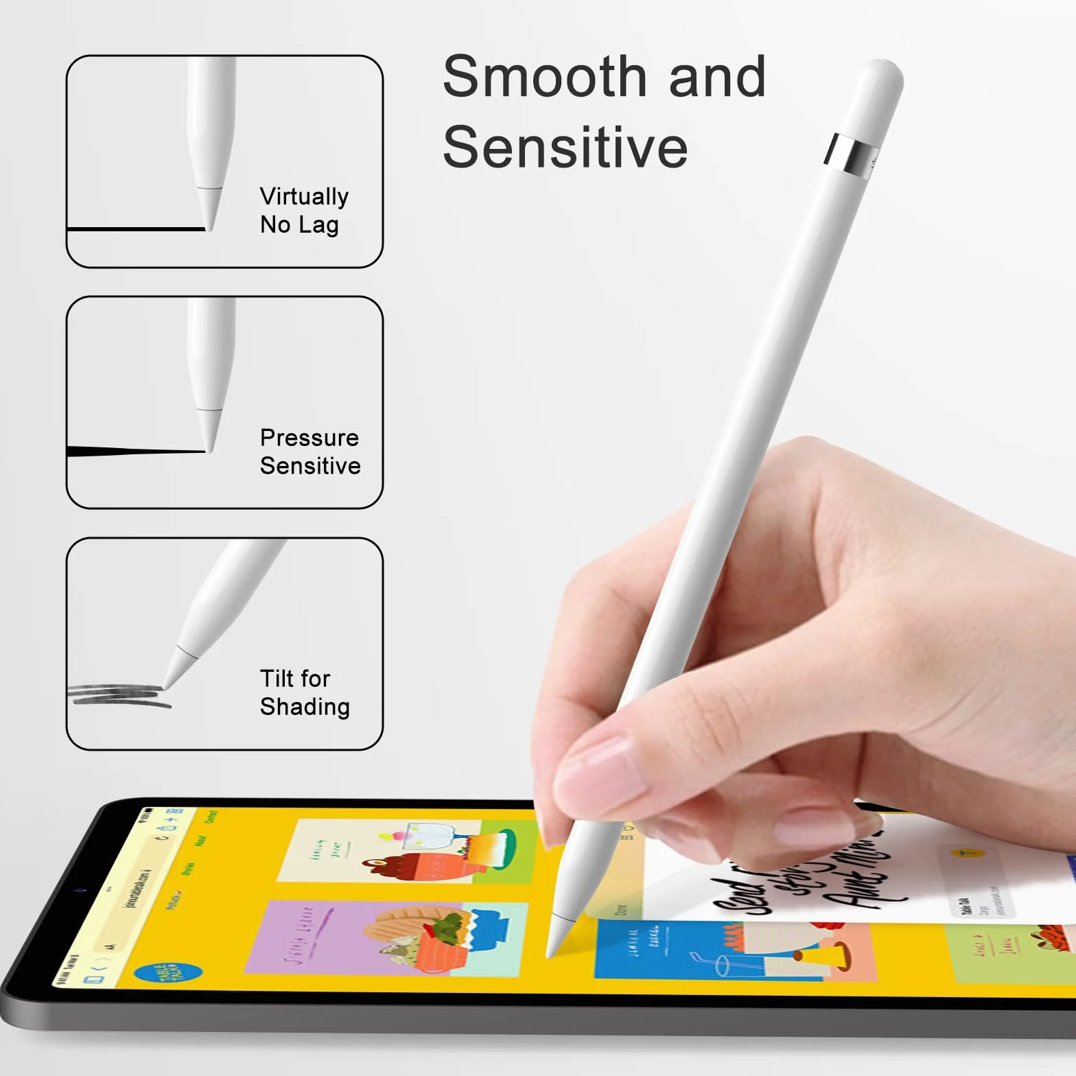 Końcówki zamienne do Apple Pencil 1/2/Pro Generation 4 sztuki