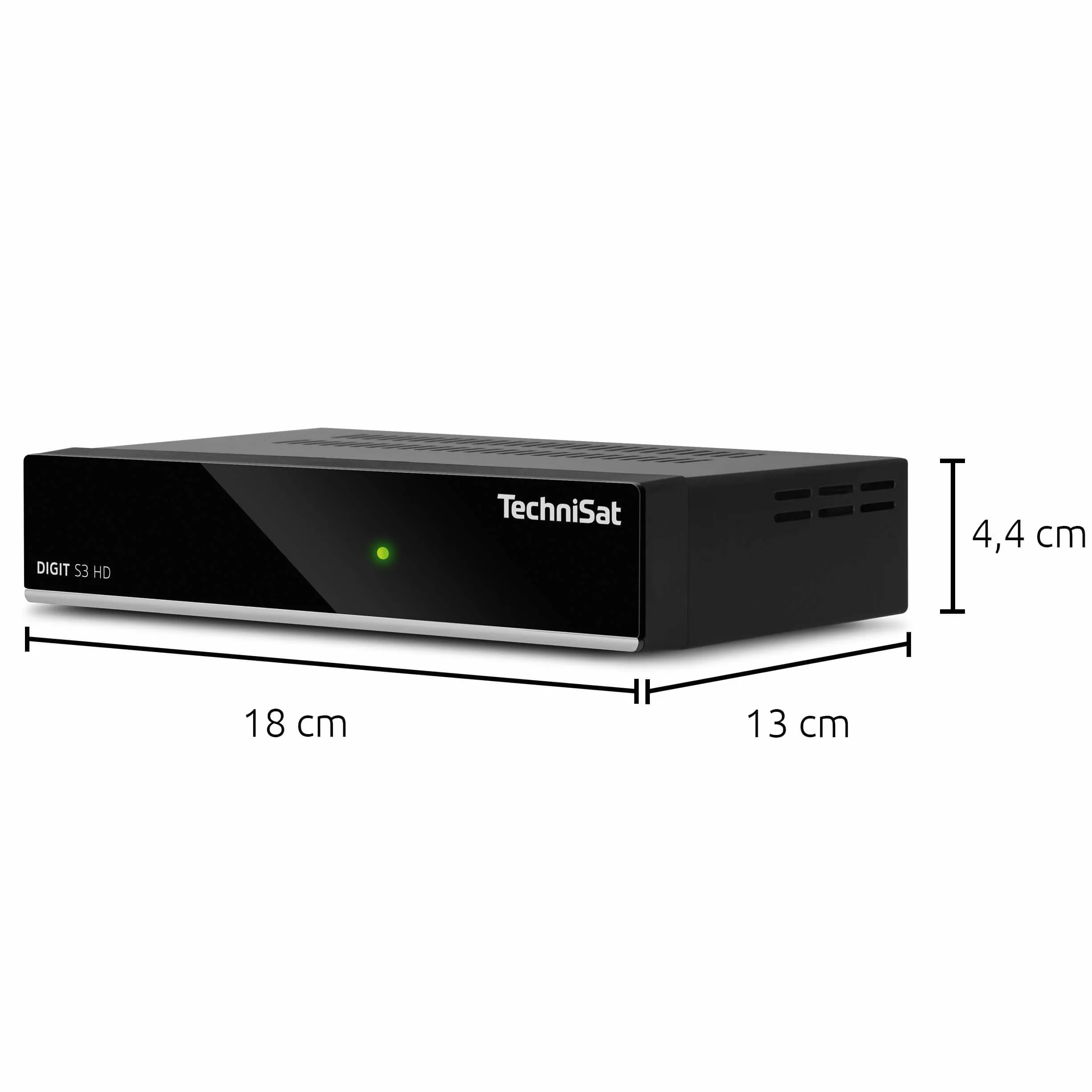 TechniSat DIGIT S3 HD cyfrowy odbiornik satelitarny HD DVB-S2 HDMI USB Unicable czarny