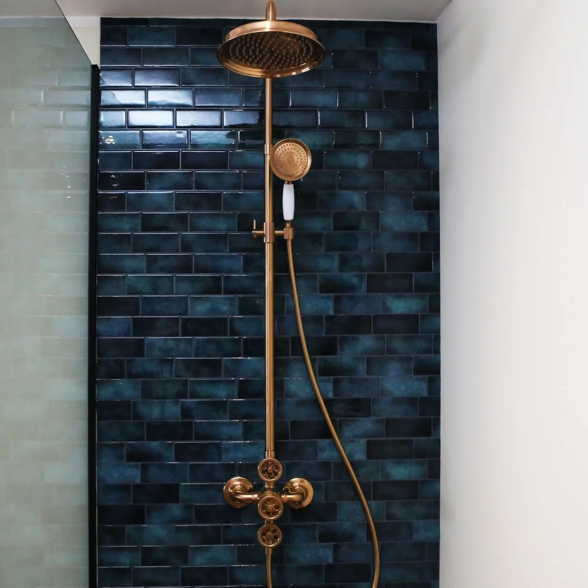 Essebagno 9024556 termostatyczna kolumna prysznicowa miedziana