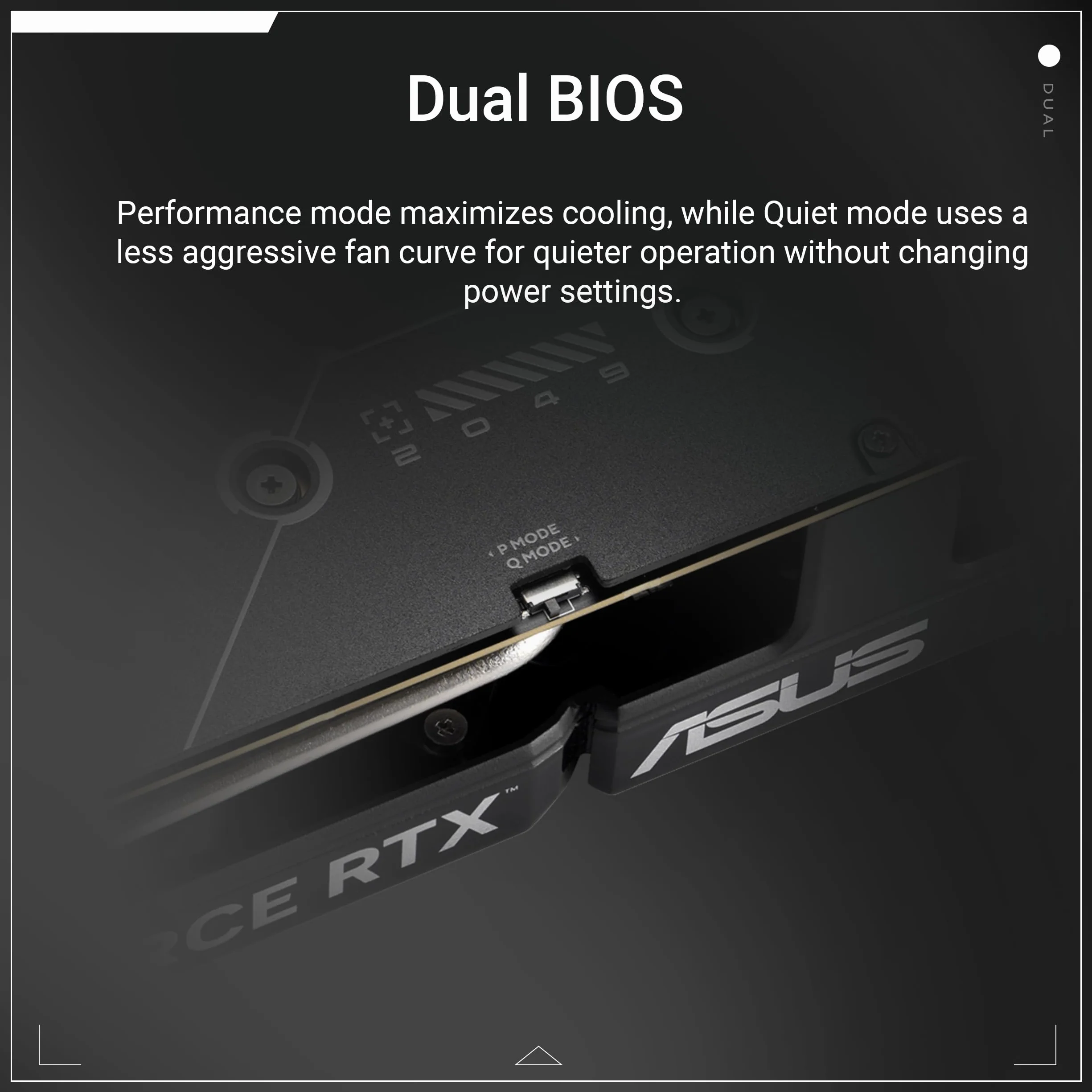 ASUS DUAL RTX5060 OC 8GB DDR7 PCIe5 HDMI 3DP 2565 MHz SFF-Ready