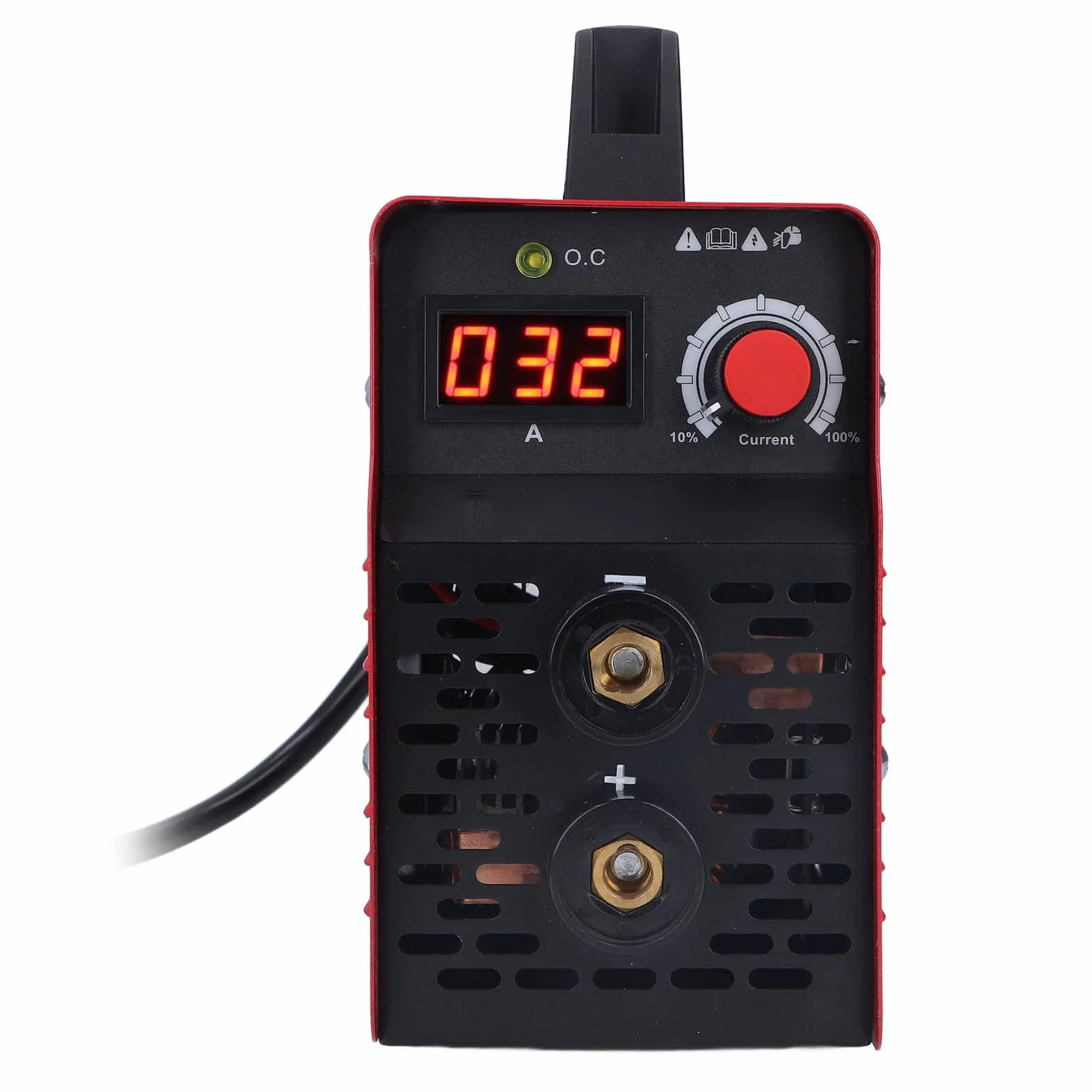 Spawarka łukowa Mini Przenośna Ręczna Spawarka Inwertorowa DC 20-200A ARC200 Wtyczka EU AC220V z Tuleją Okablowania/mosiężnym Uchwytem do Spawania Metali