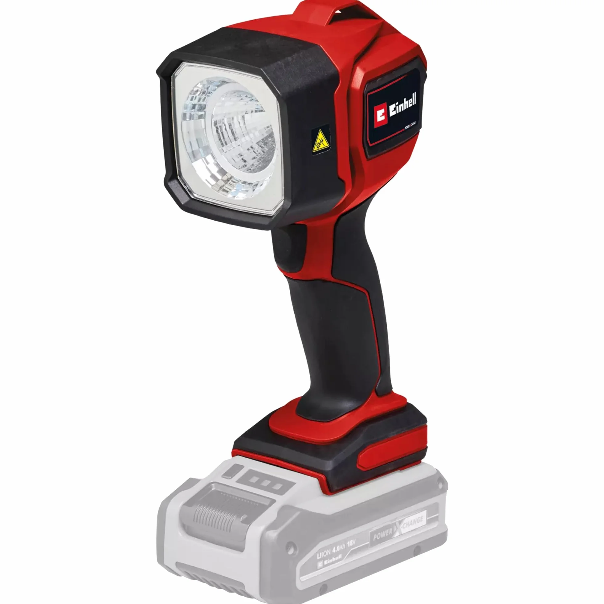 Einhell Lampa akumulatorowa TC-CL 18/350 Li-Solo Power X-Change (18 V, 350 lm, 7000 K, zasięg świecenia 30 m, obrotowa głowica świetlna, wysokiej jakości światło LED, bez baterii)