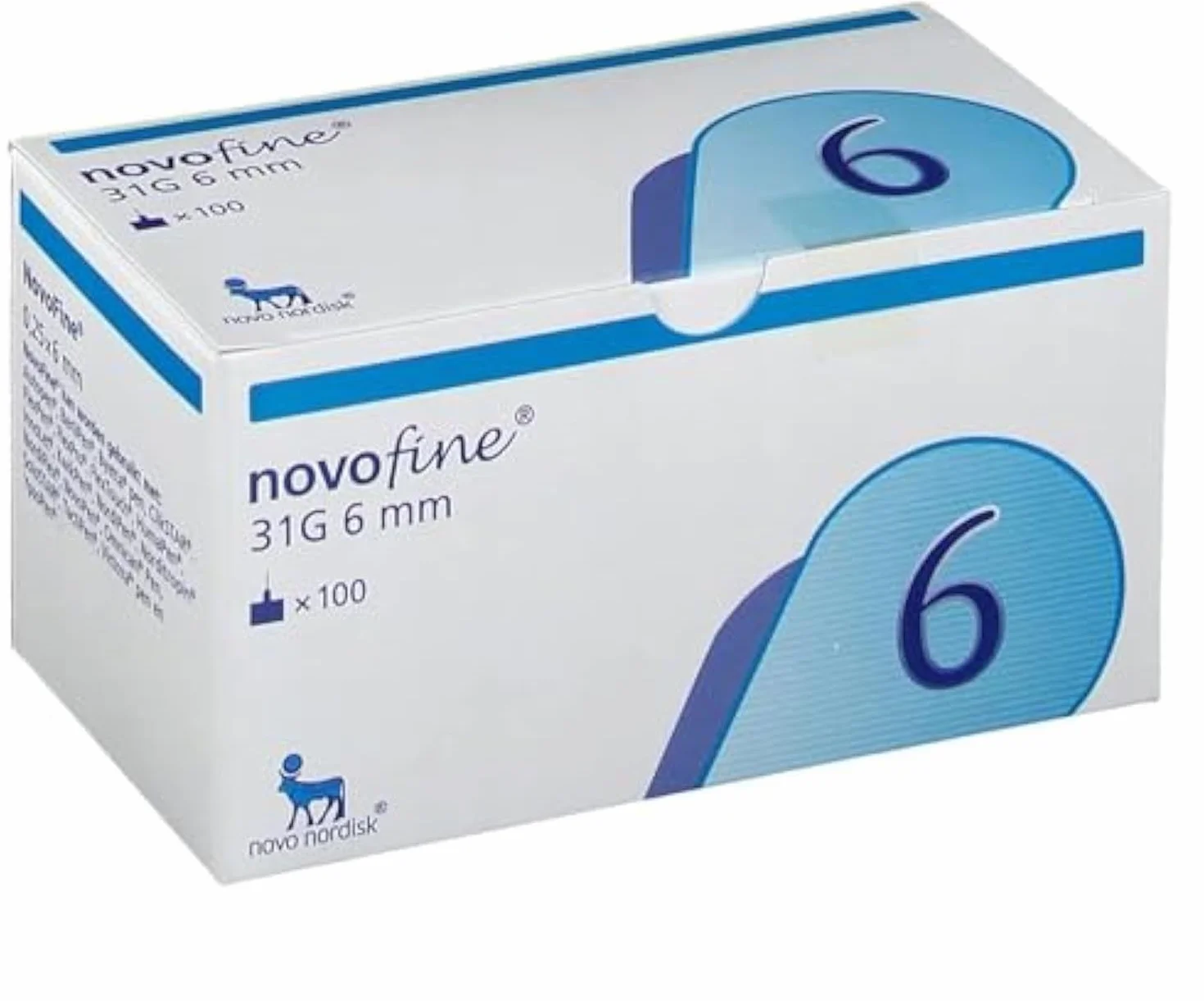 Novofine Novo Nordisk 6 mm x 31 G 100 sztuk