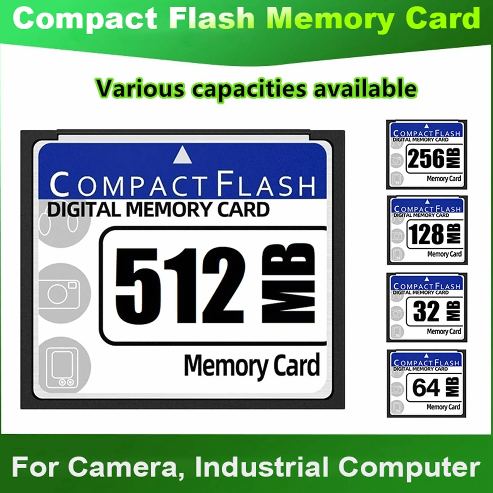 Karta Pamięci Compact Flash 128MB do Aparatu Maszyny Przemysłowej