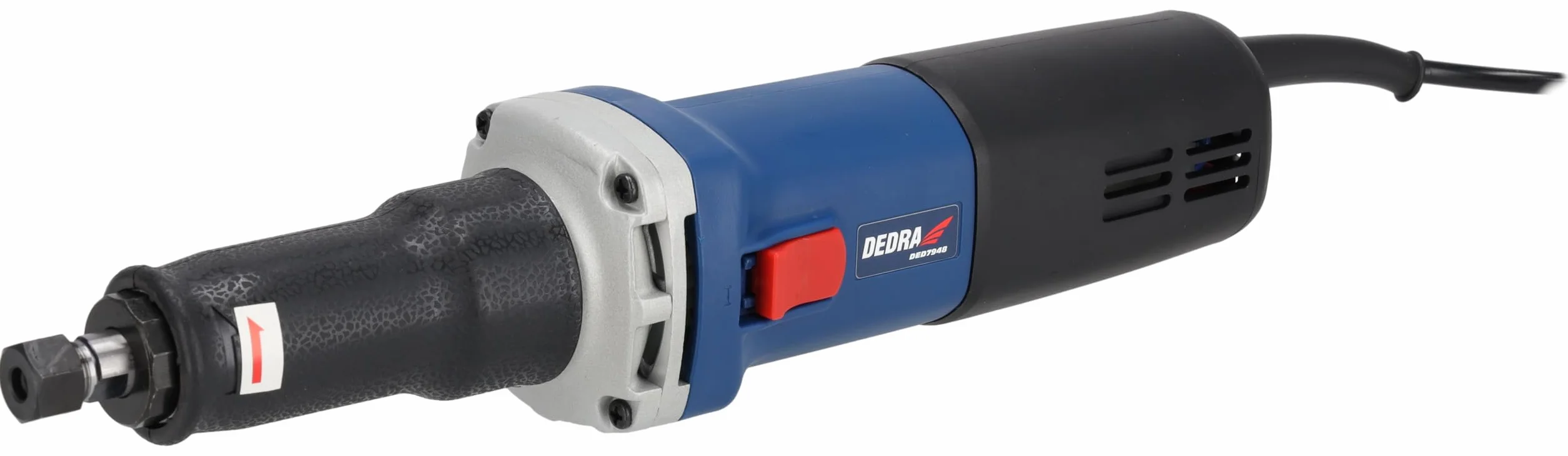 Dedra DED7948 – szlifierka prosta 550 W, regulacja prędkości 7000–34000 obr/min, trzpień 6 mm, 3 m przewód, 1,75 kg