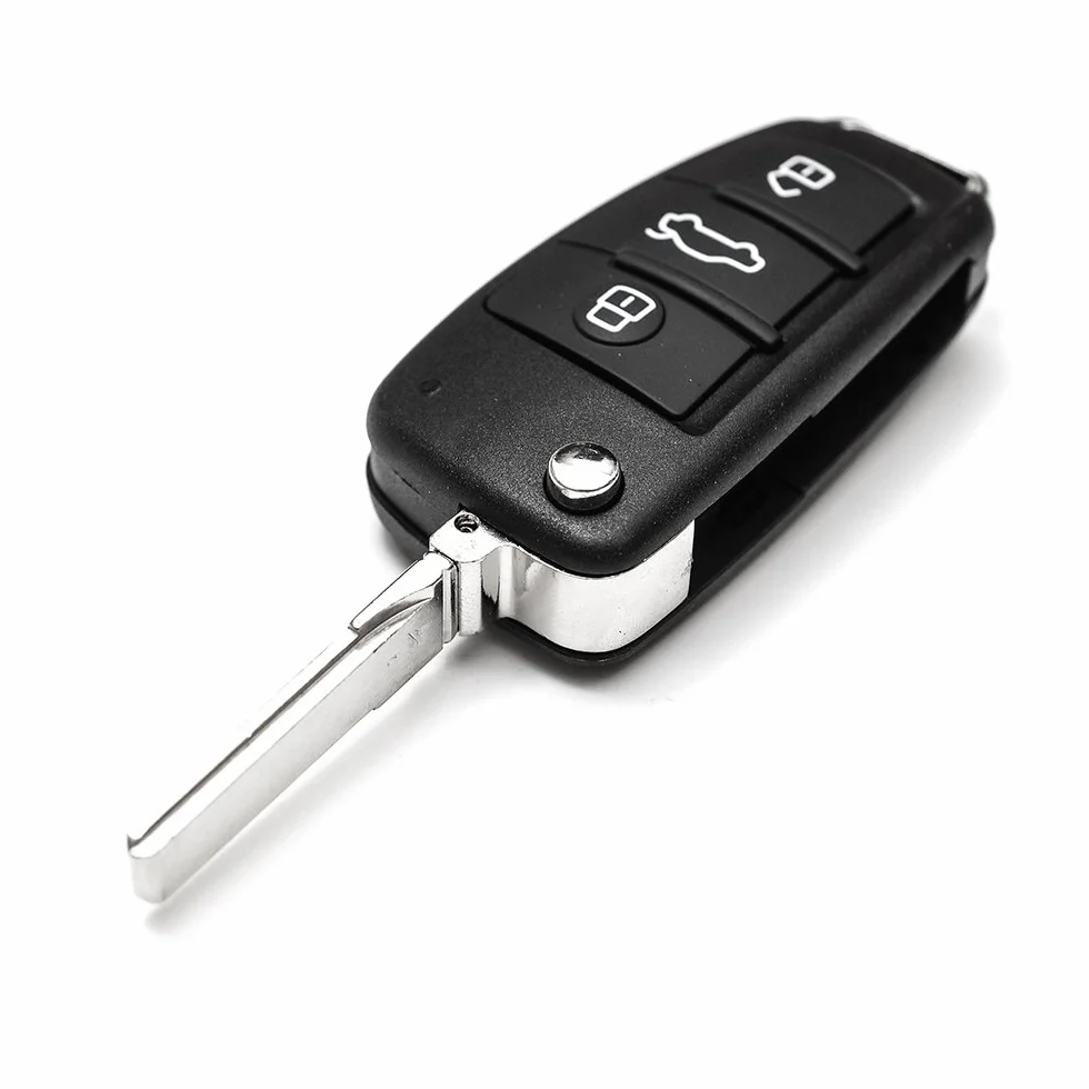Obudowa z 3 przyciskami, z pilotem zdalnego sterowania, do Audi A2, A3, A4, A6, A8, TT