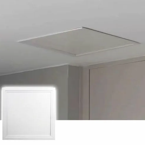 Panel dostępu – ciężka zdejmowana osłona ścienna ze stopu aluminium do płyt kartonowo-gipsowych, trwała konstrukcja zapewnia łatwy dostęp i konserwację