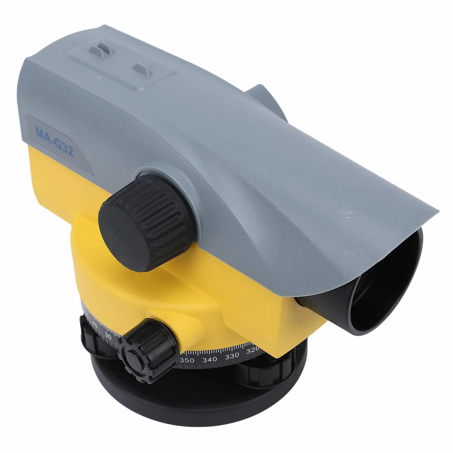 Cocoarm Automatyczna Poziomica Optyczna, Przyrząd Pomiarowy 32X z Korpusem ze Stopu Aluminium ABS, Kompensator Tłumienia Powietrza o średnicy 40 Mm, Zasięg 50 M do Pomiarów Dróg w Kopalniach