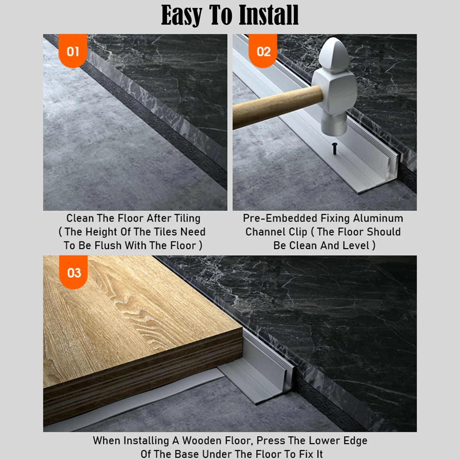 Listwa podłogowa z ap T 100240 cm, miedziana listwa Ed do wejść, drewno do płytek, cement winylowy, 15 x 12 mm i solut